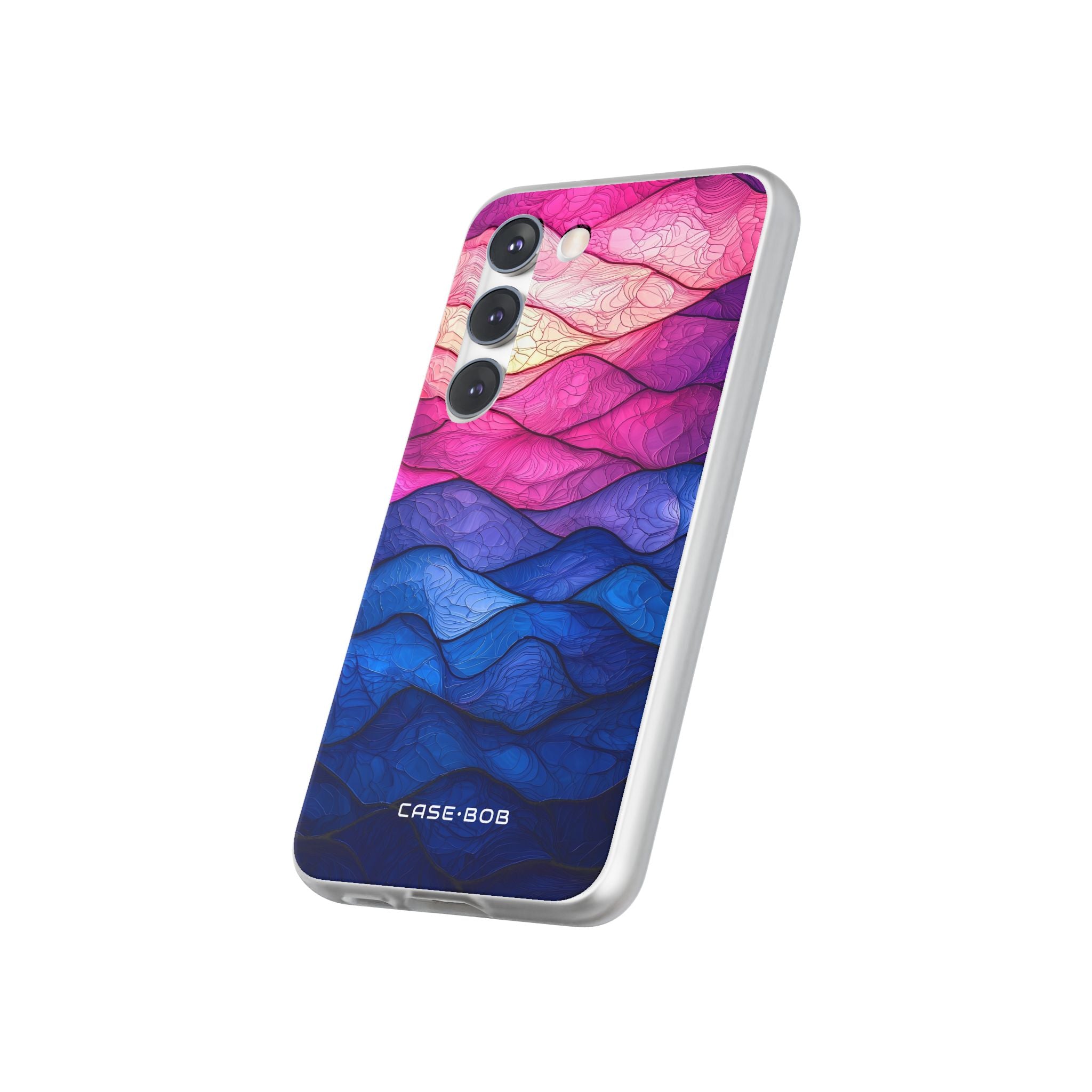 Wavy Vein Gradient Samsung S23 Case - Soft