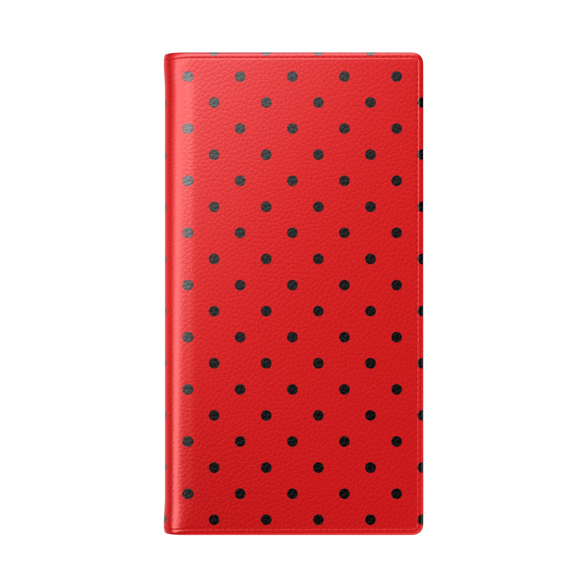 Black Dot Grid - Samsung S23 Ultra Case - Wallet