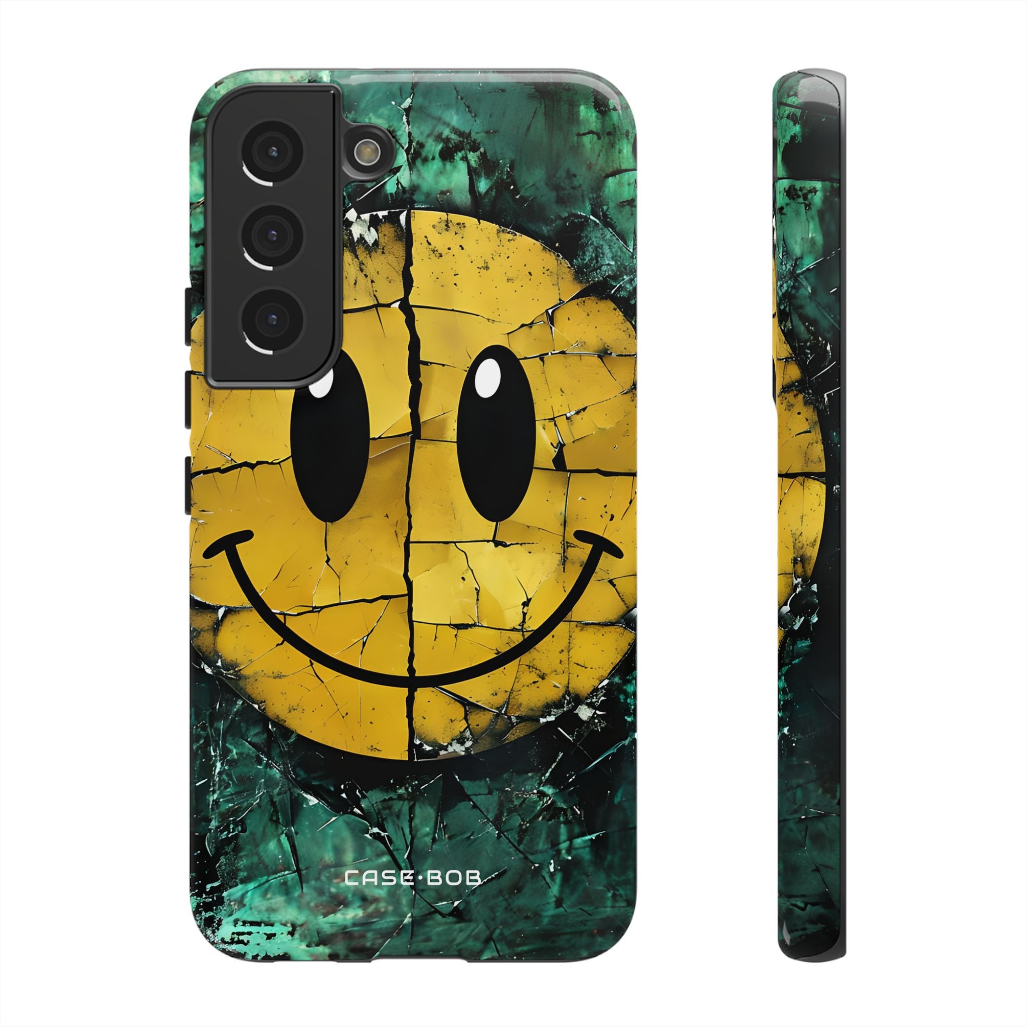 Cracked Smiley Samsung S22 Case - Tough