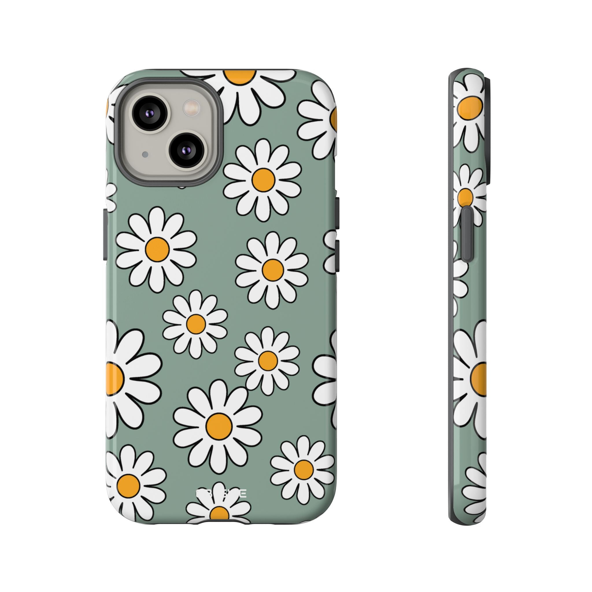 Daisies Dance Playfully - iPhone Case