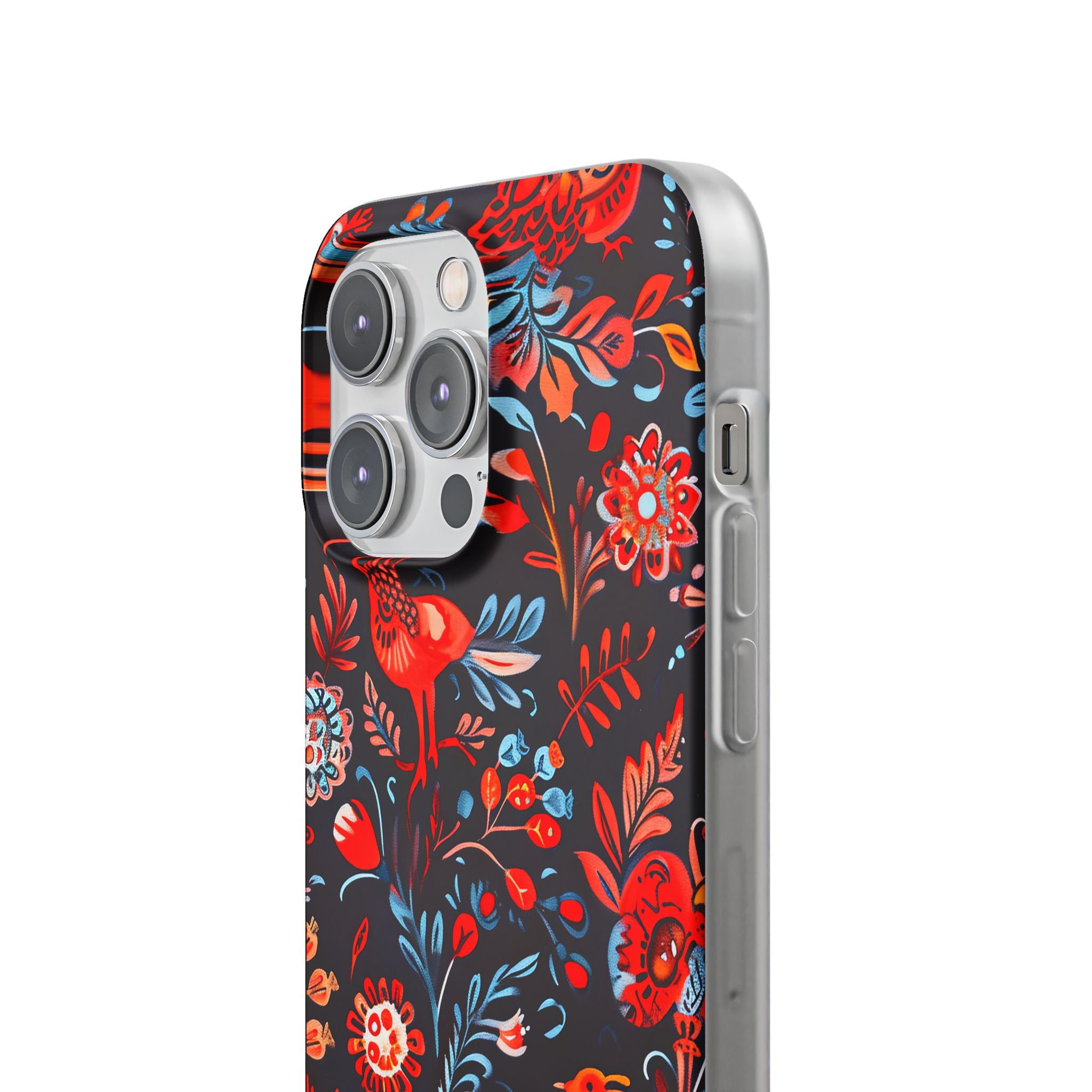 Vivid Birdscape iPhone 14 Pro Max Case - Soft