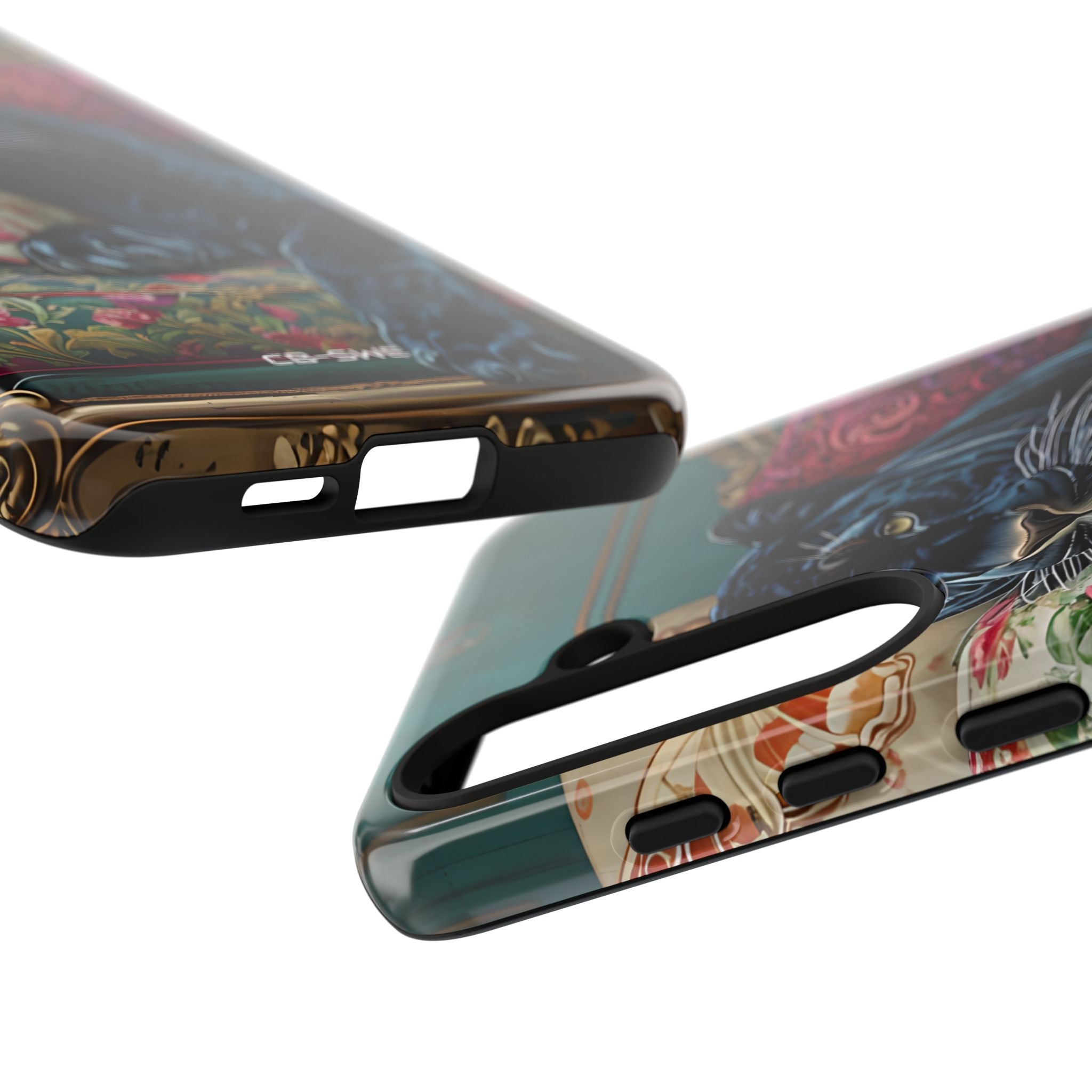 Panther on Vintage Chaise - Samsung Case