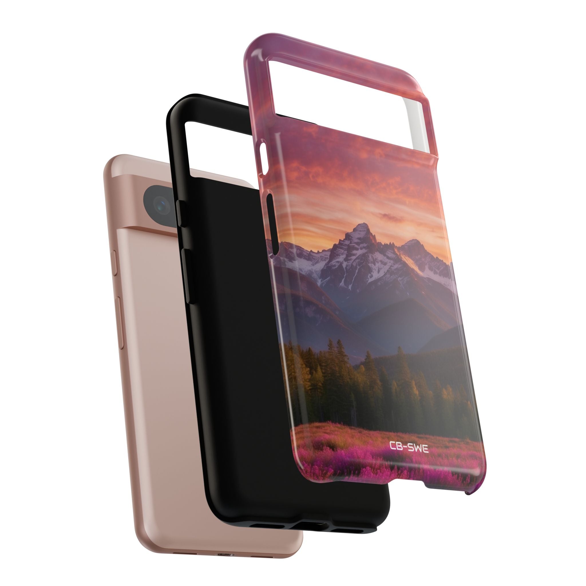 Mountain Peaks Glow - Google Pixel Case
