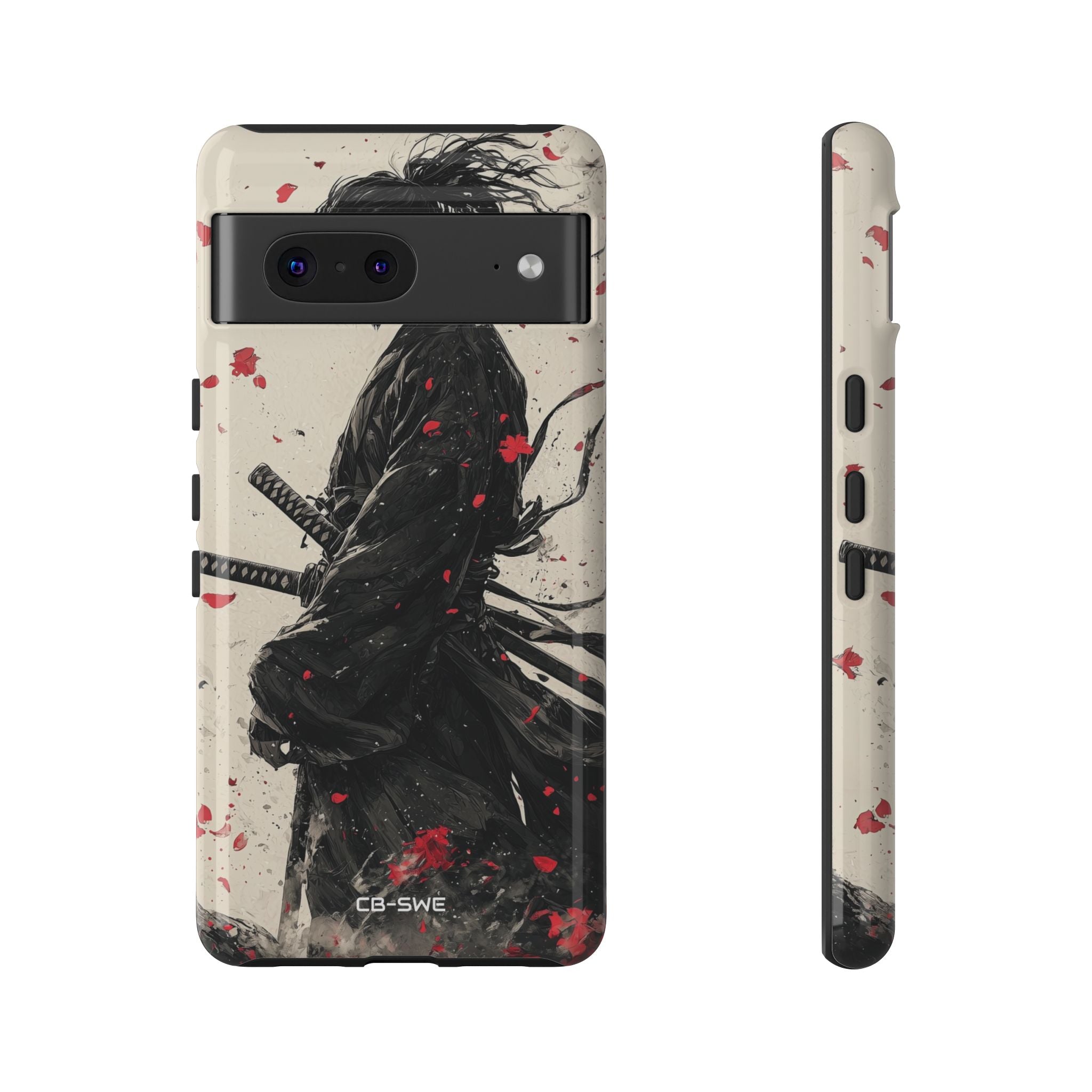 Falling Samurai Petals - Google Pixel Case