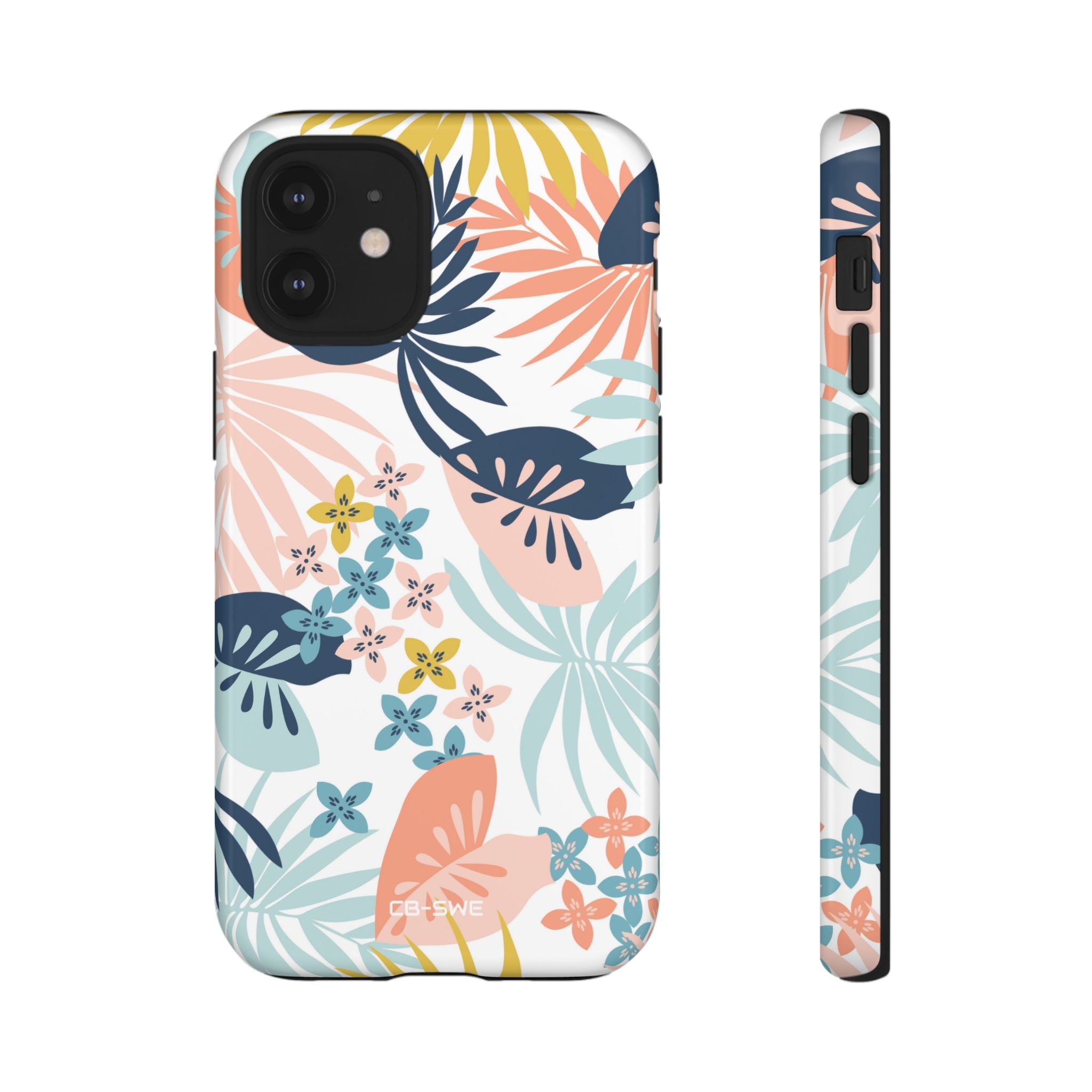 Tropical Foliage Blooms - iPhone Case