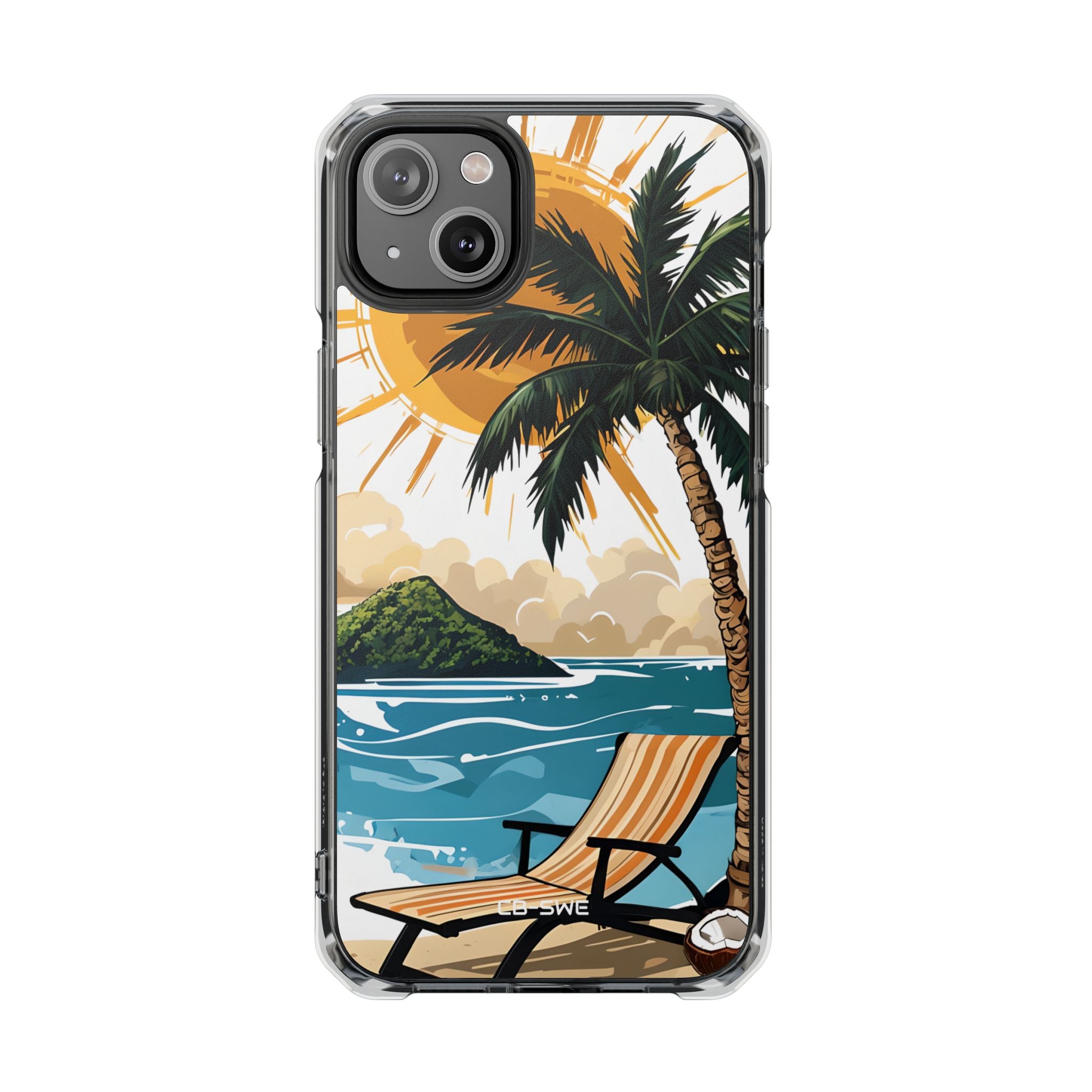 Sunny Tropical Escape iPhone Case - Impact