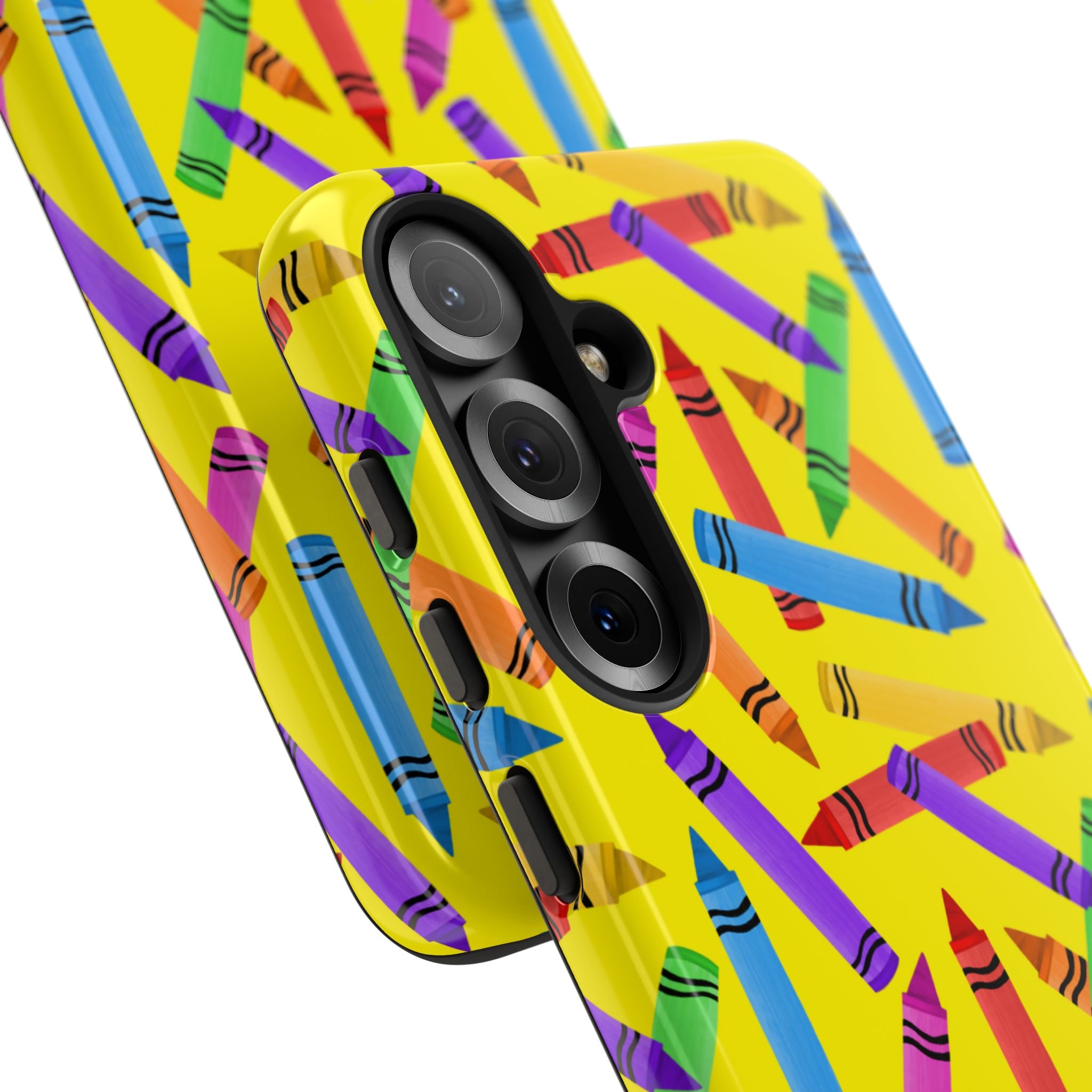 Crayons Scatter Playfully - Samsung Case