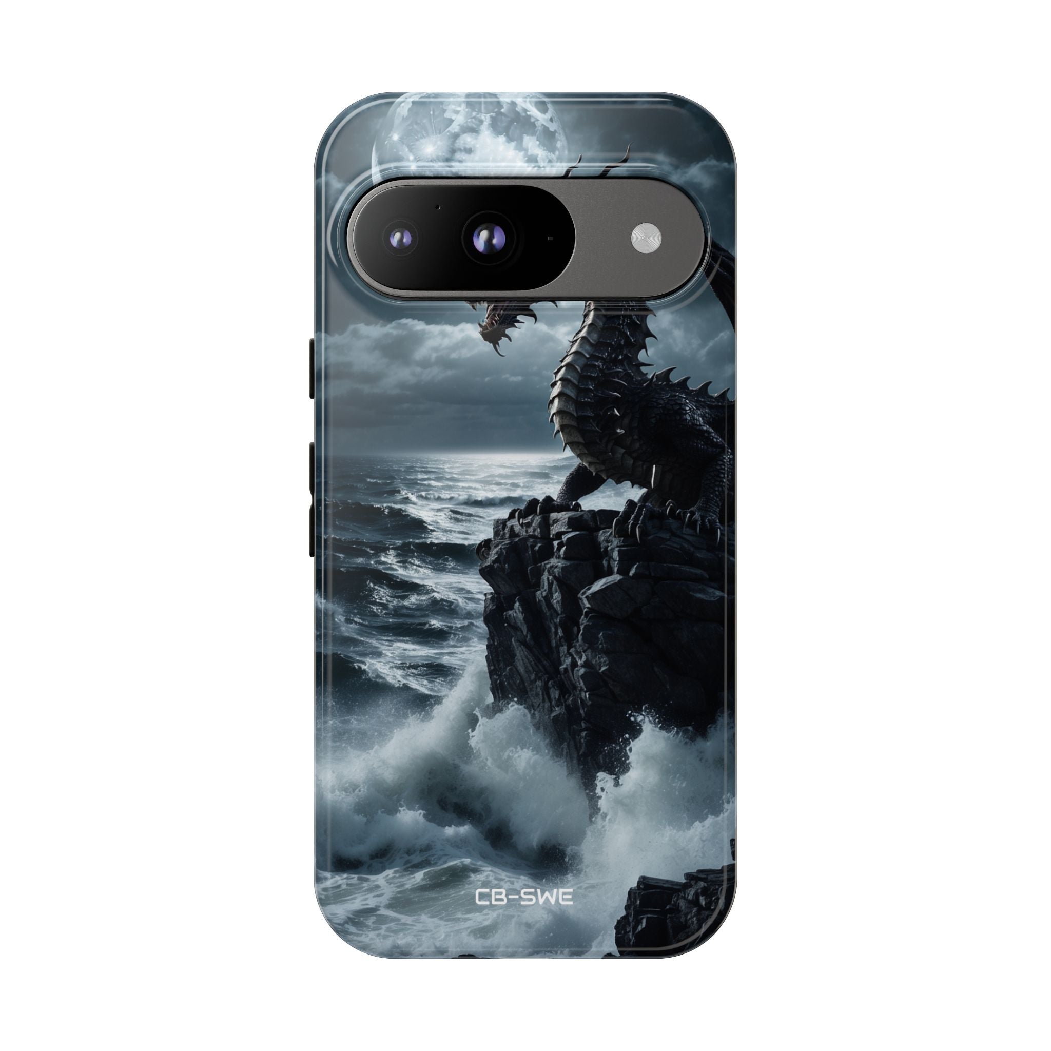 Dragon Roars Against Sea - Google Pixel Case