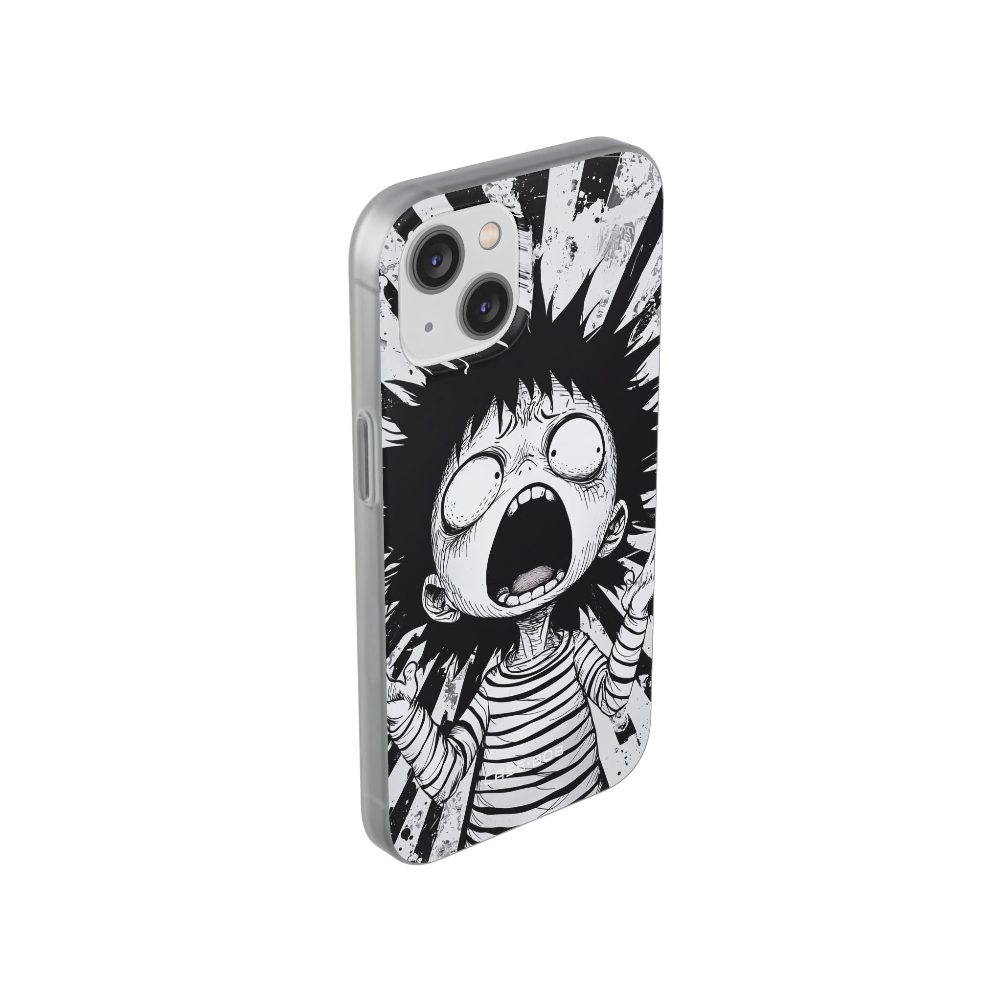 Screaming Stripes iPhone 14 Case - Soft