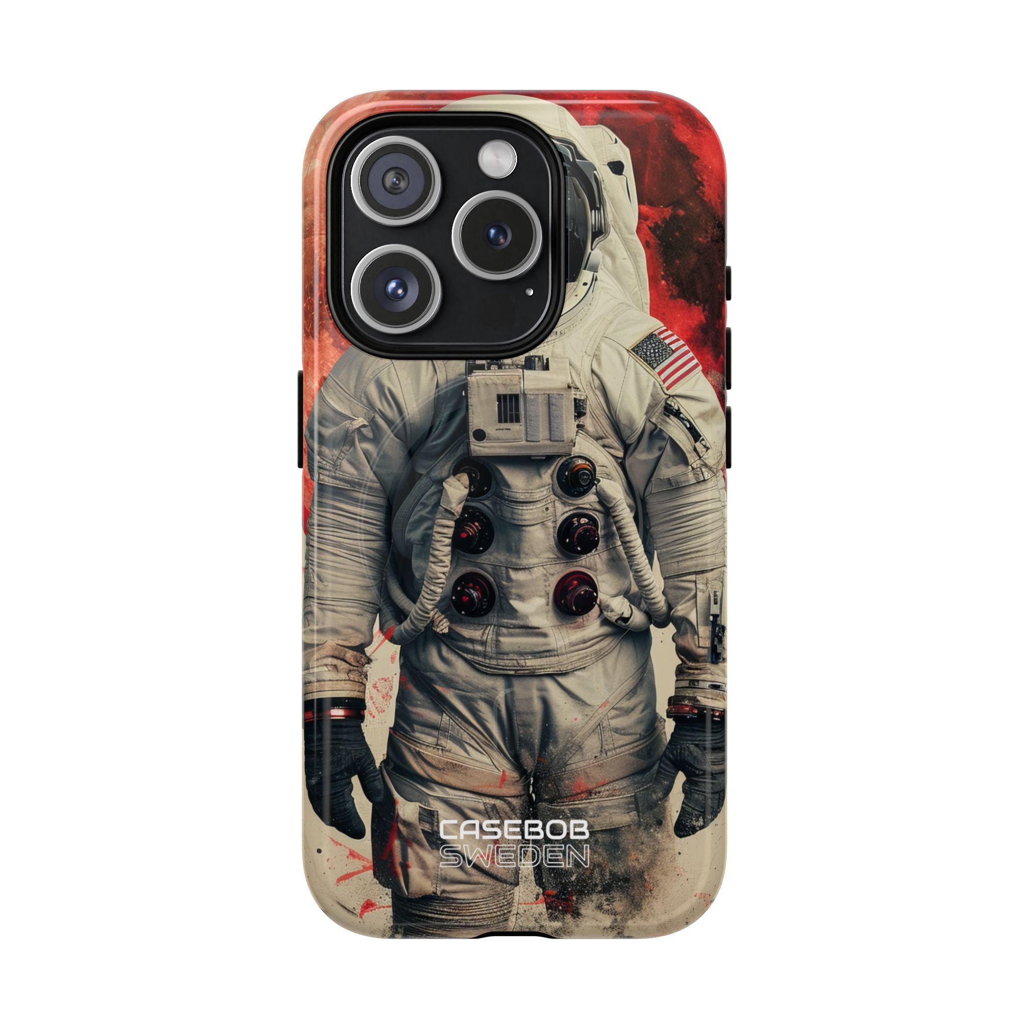 Crimson Spacewalk Dream iPhone 15 - Tough+