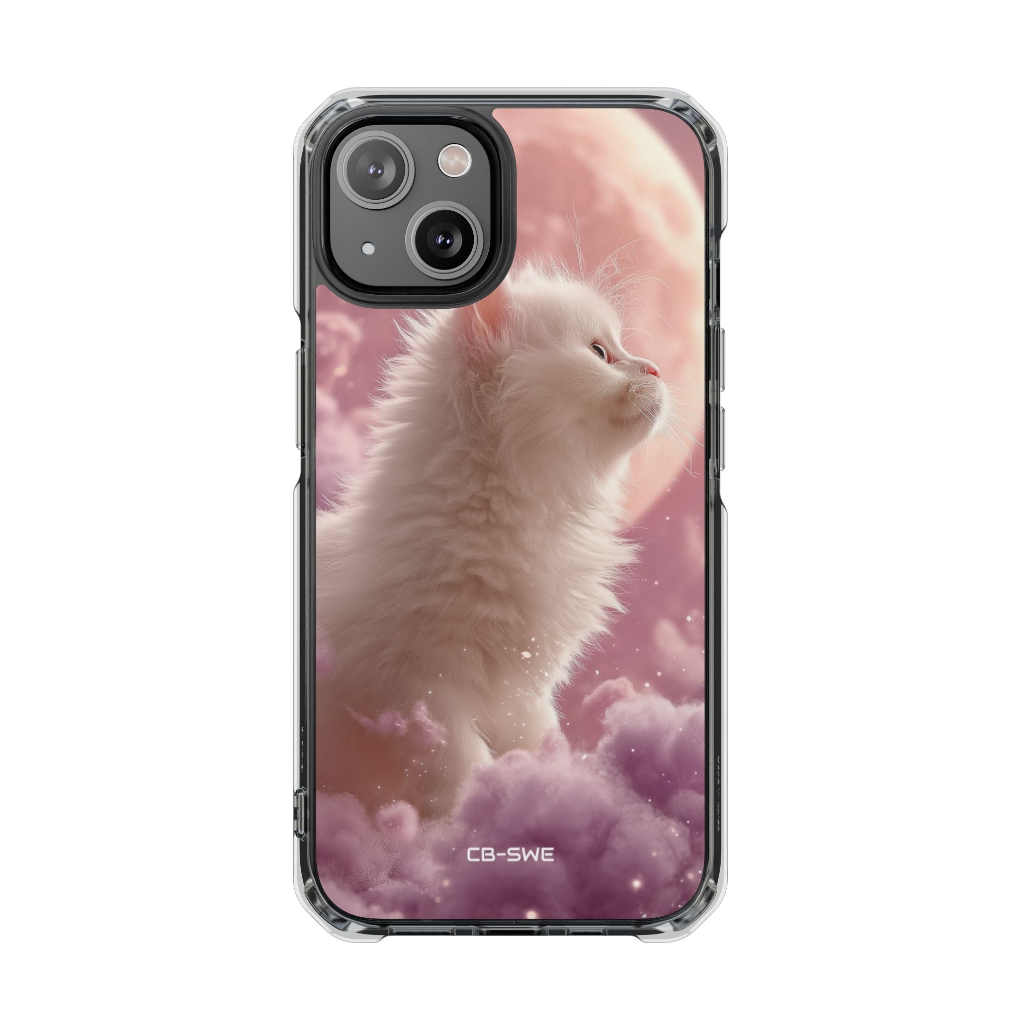 Lunar Cat Soars iPhone Case - Impact