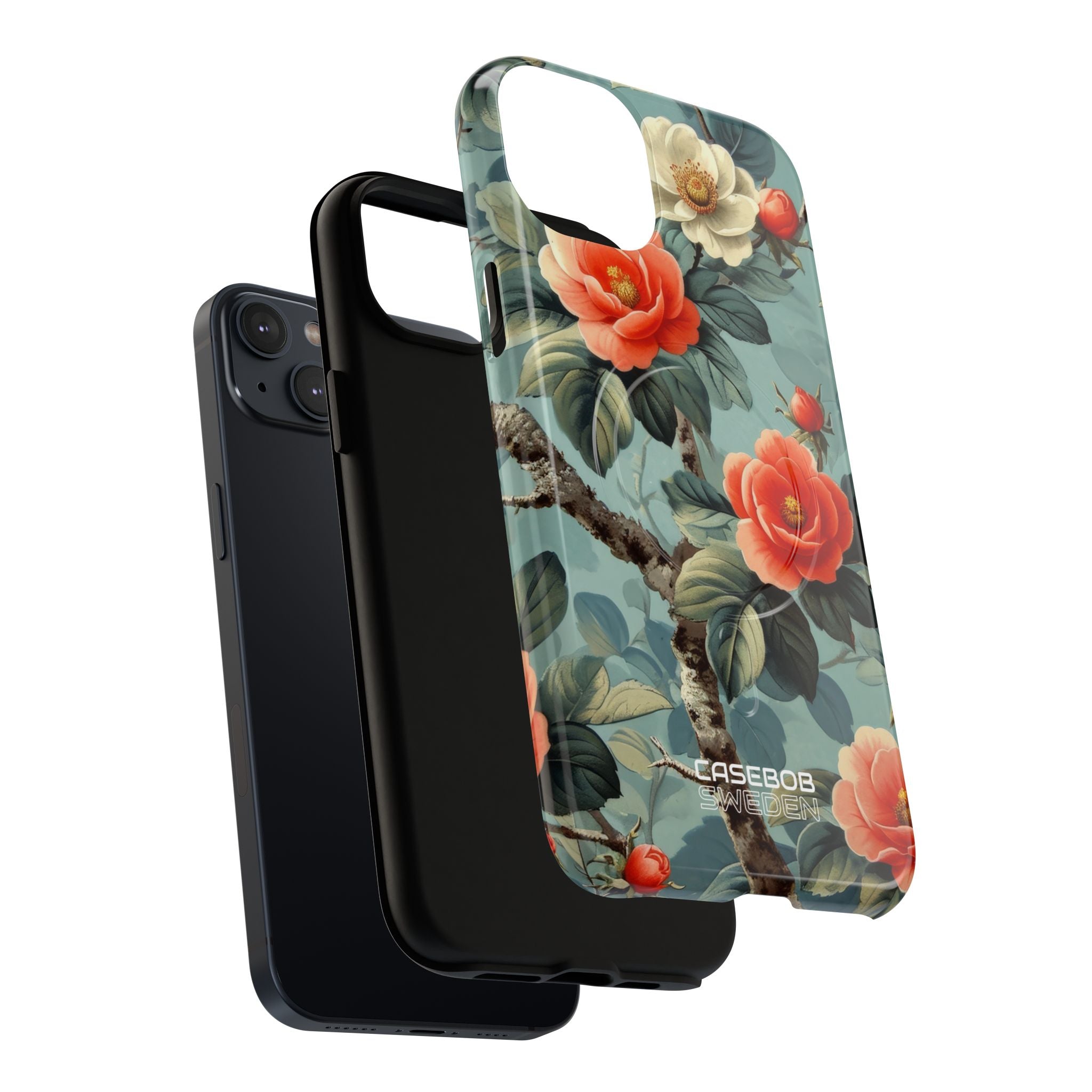 Coral Blossom Tapestry iPhone 14 - Tough+