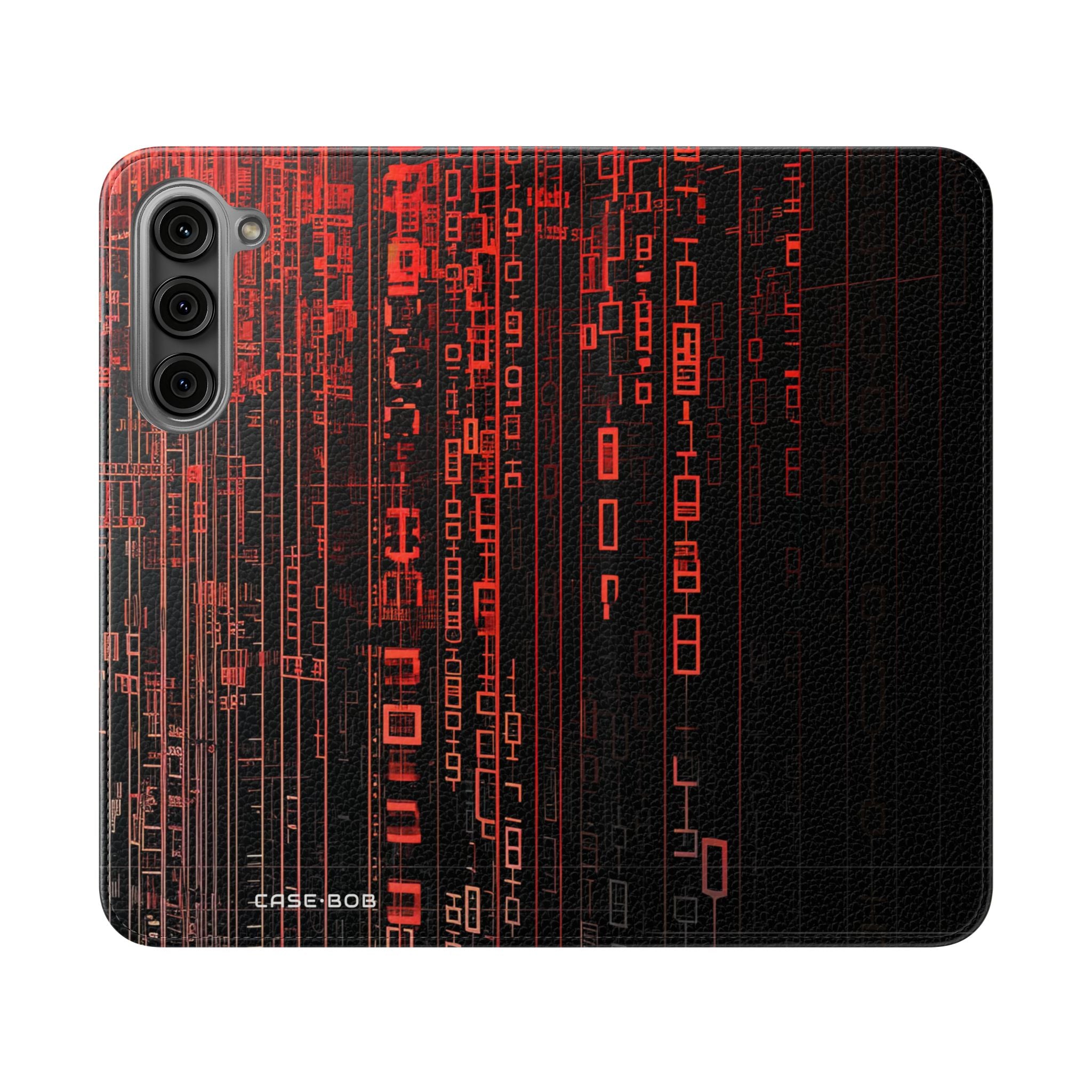 Crimson Columns - Samsung S23+ Case - Wallet