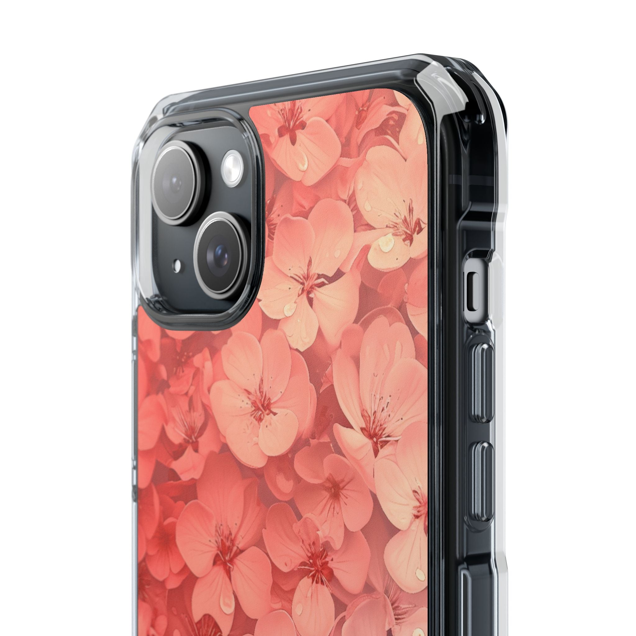 Blush Garden Bloom iPhone 15 - Impact Clear+