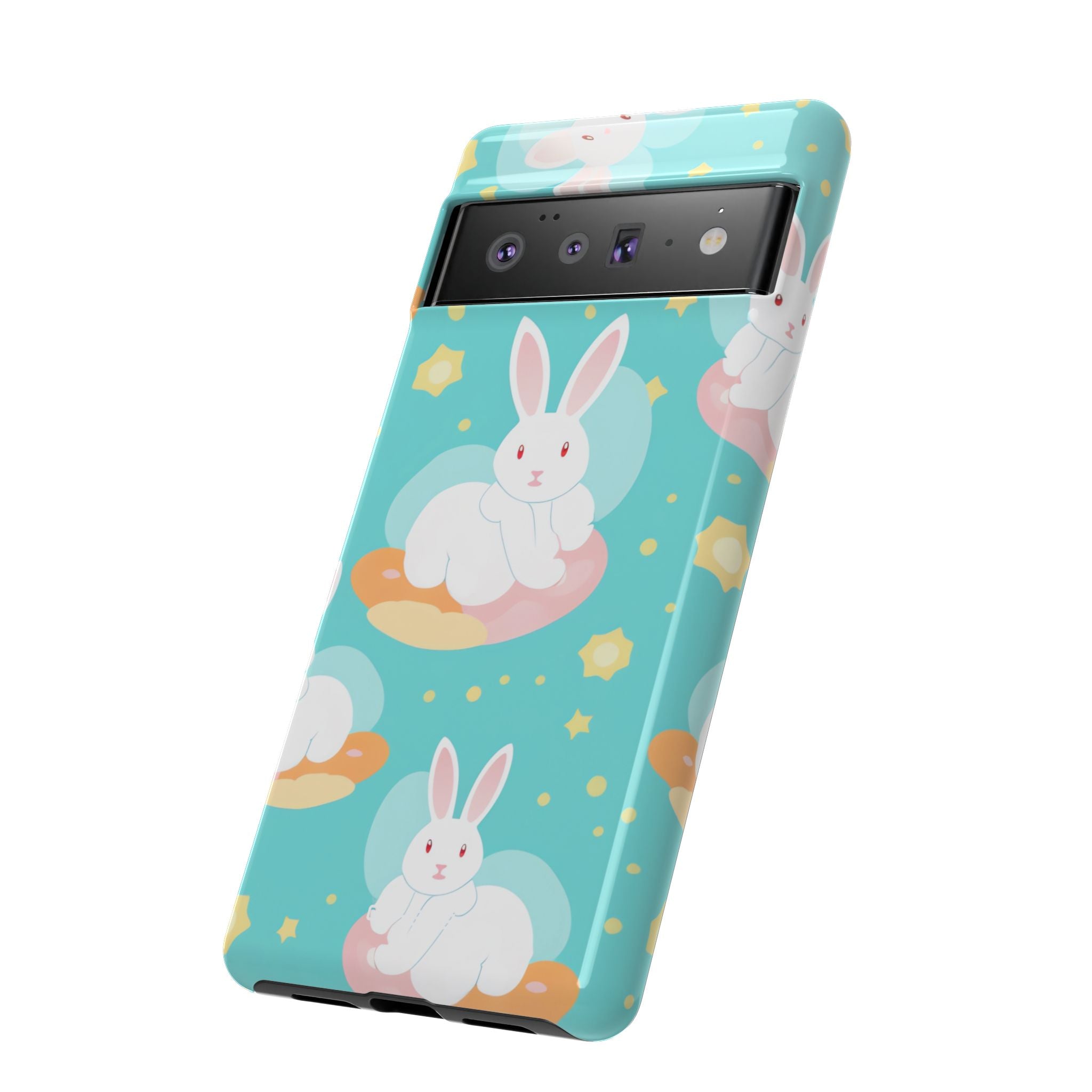Bunnies Float Dreamily - Google Pixel Case