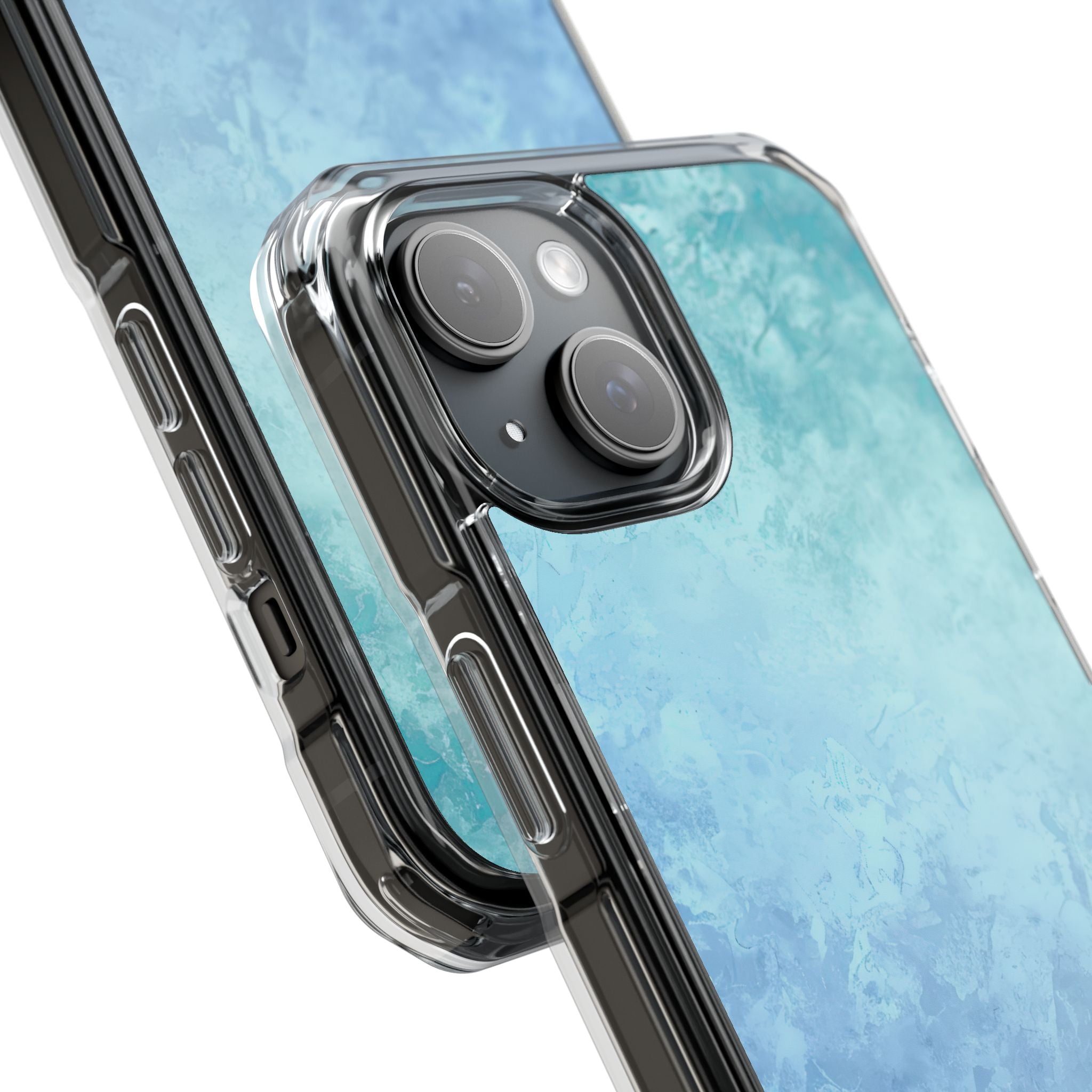 Ocean Mist Whisper iPhone 15 - Impact Clear+