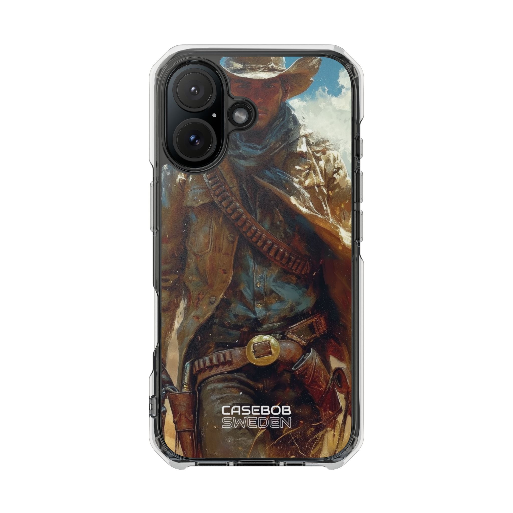 Western Horizon Rider iPhone 16 - Impact Clear+