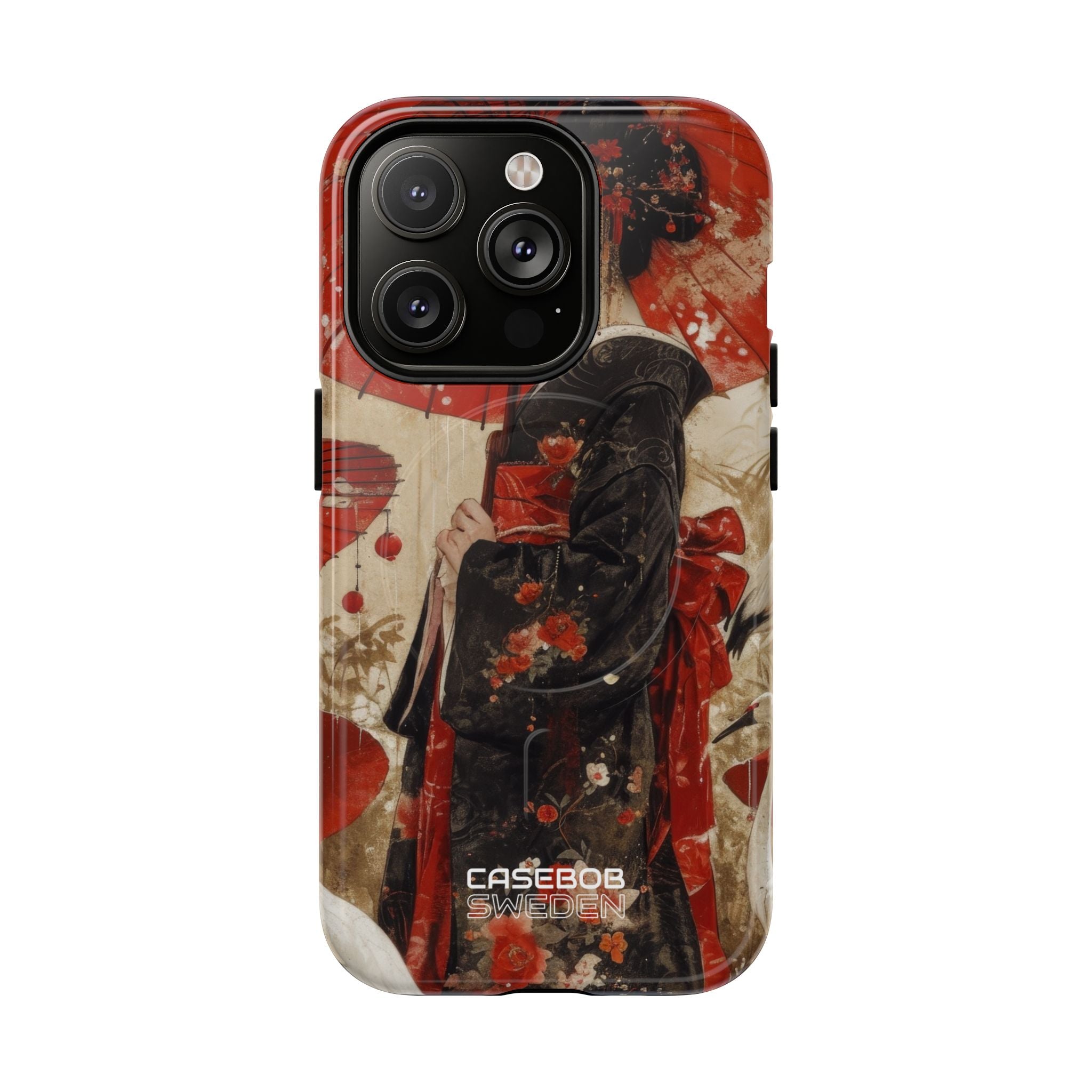 Scarlet Crane Dreams iPhone 14 - Tough+