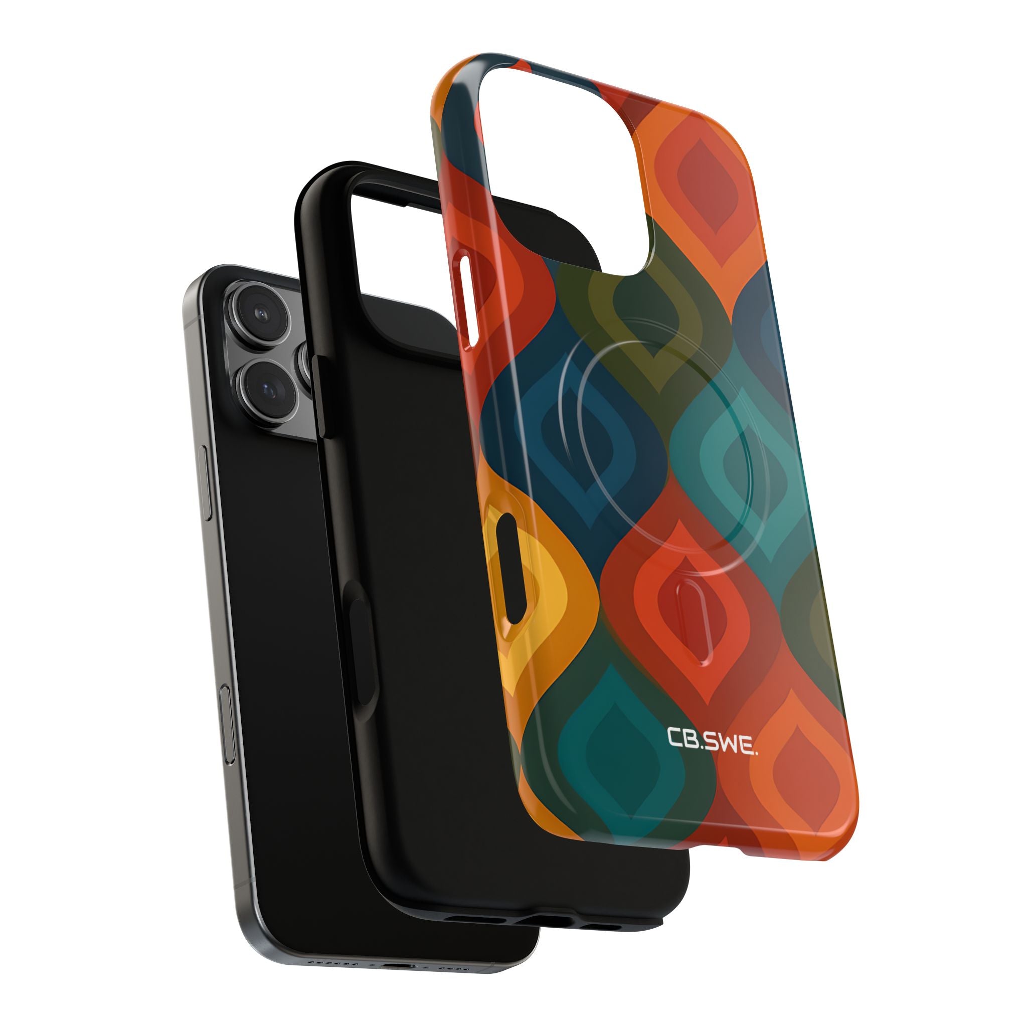 Vibrant Retro Diamond Mid Century iPhone 16 - Tough+