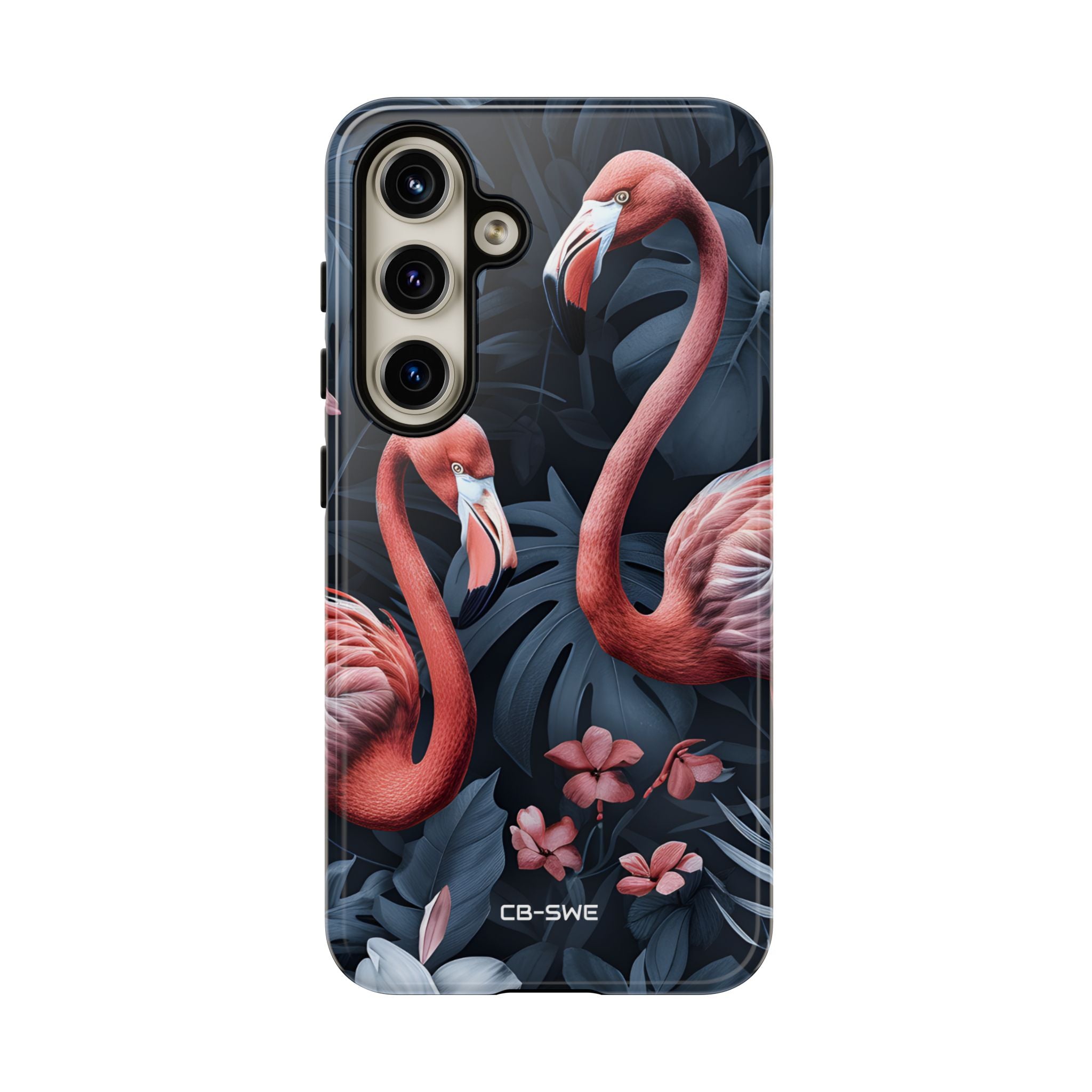 Flamingos Embrace Nature - Samsung Case