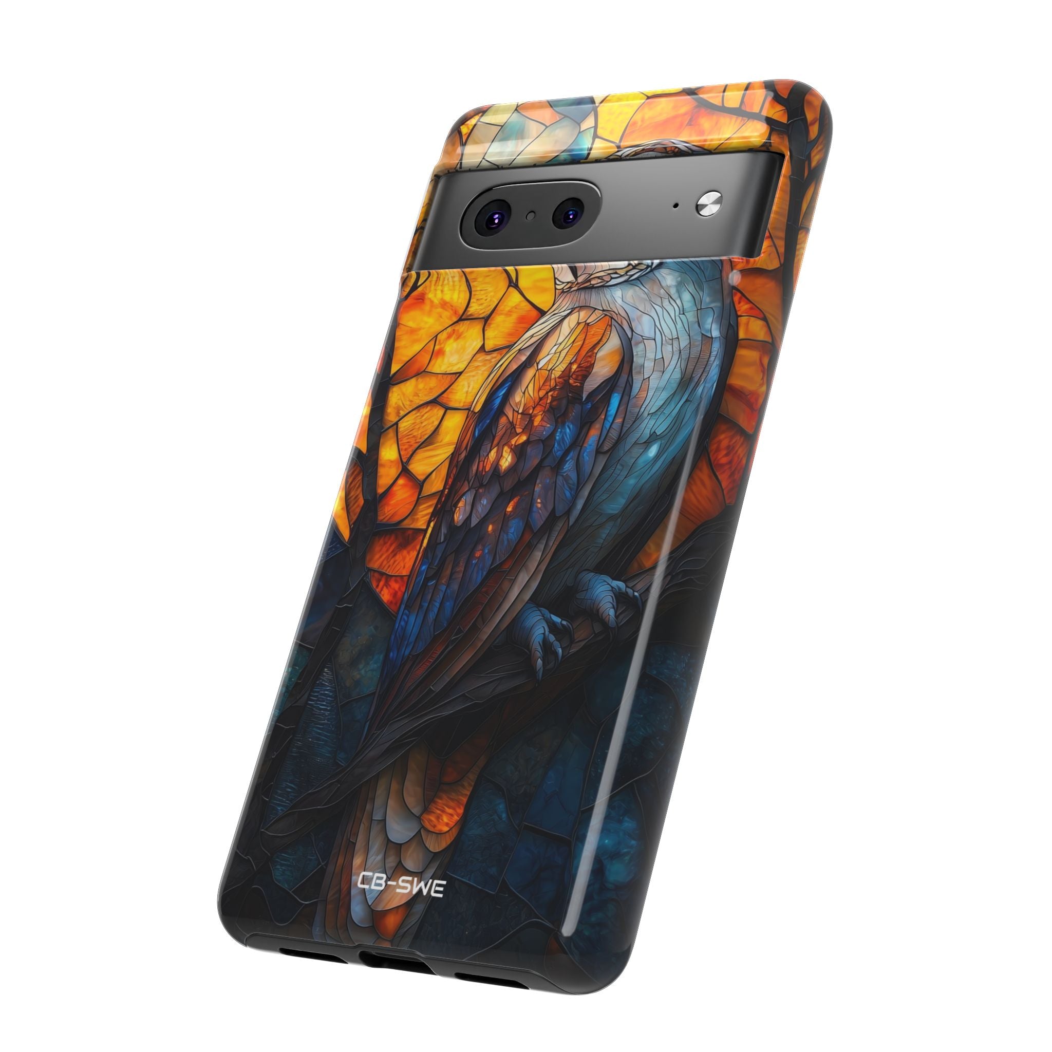 Owl Gazes Moonlight - Google Pixel Case