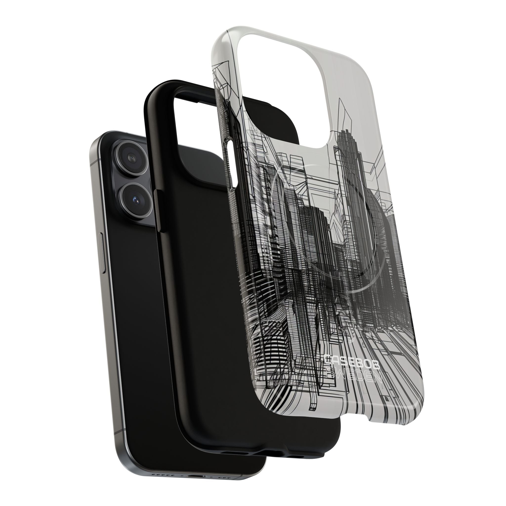 Urban Line Maze iPhone 15 - Robust+