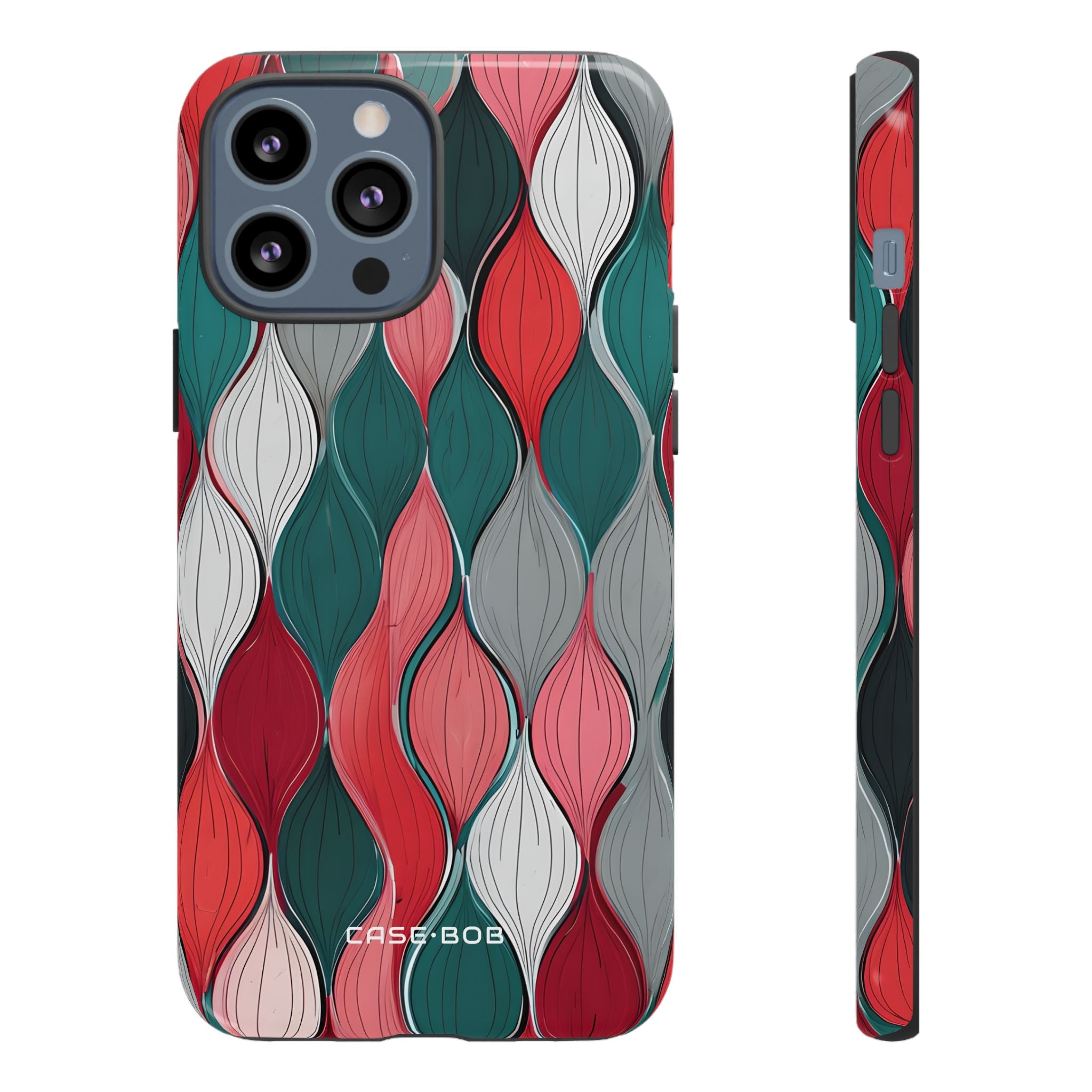 Leaf Cascade Teal iPhone 13 Pro Max Case - Tough