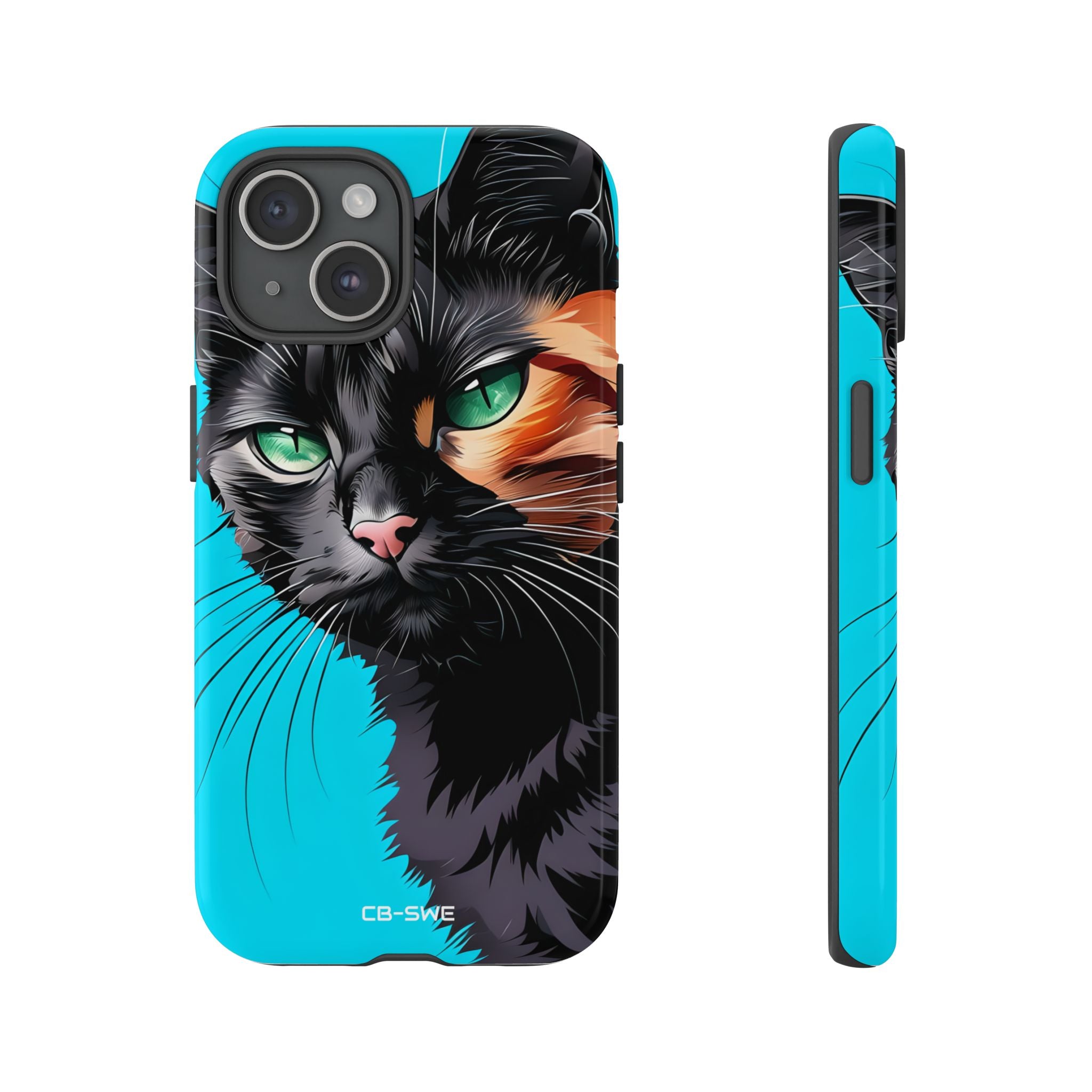 Curious Cat Stare - iPhone Case