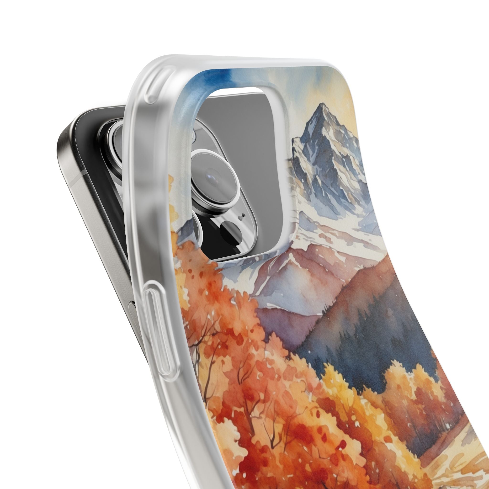 Snowcapped Radiance iPhone 16 Pro Max Case - Soft
