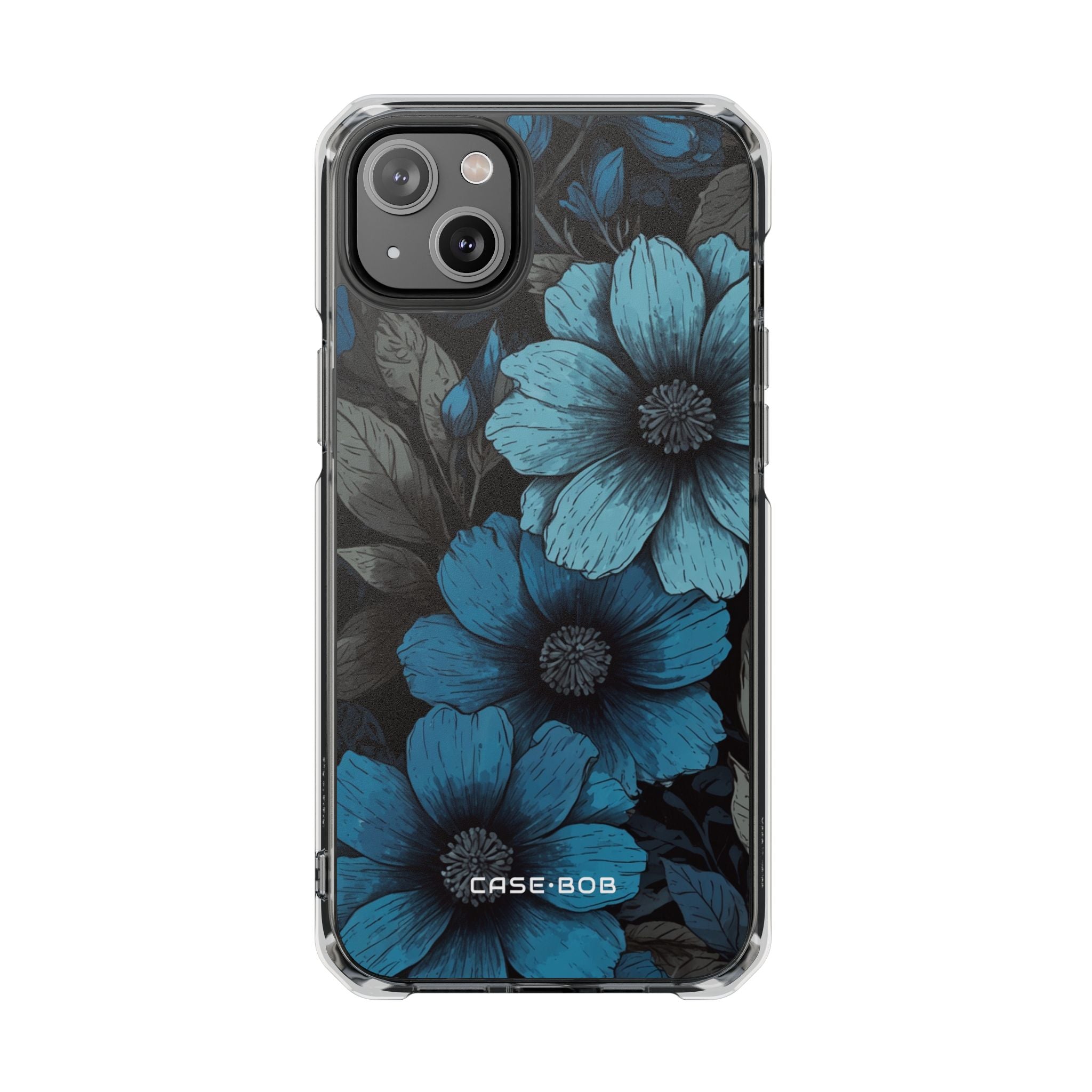 Blue Petal Radiance iPhone 14 Plus Case - Impact