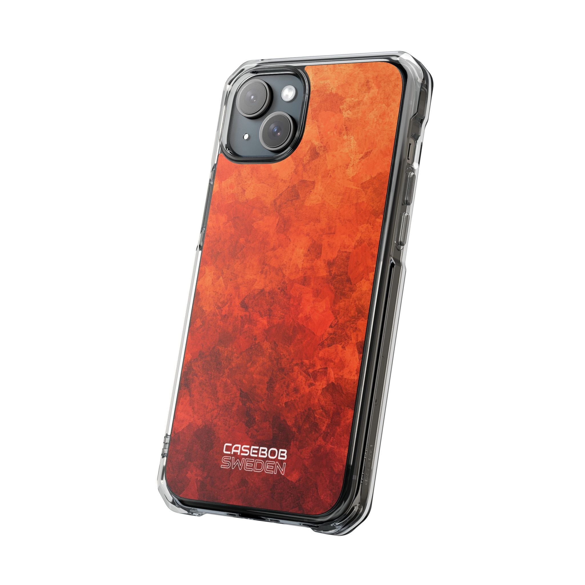 Strati d'Autunno Cremisi iPhone 15 - Impact Clear+