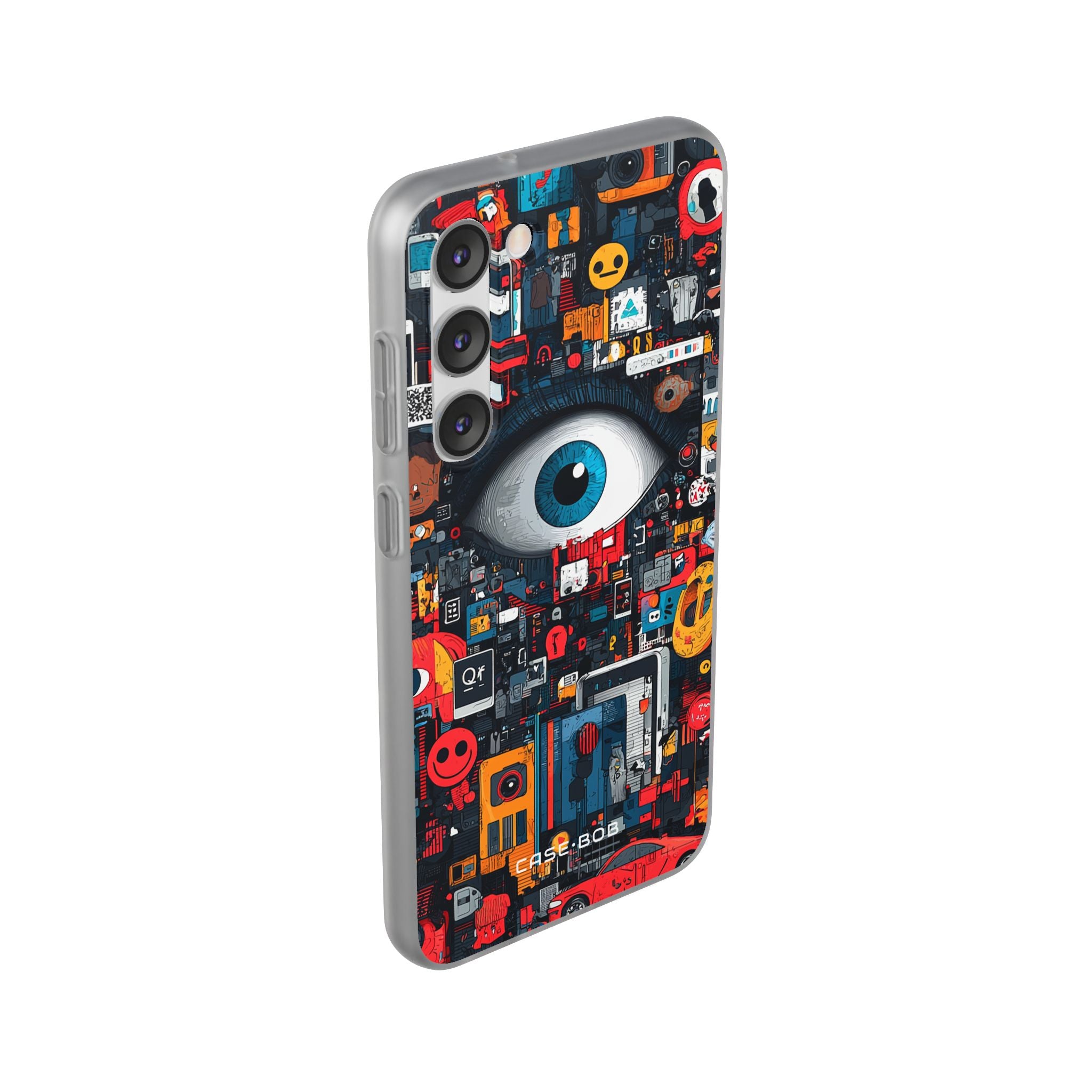 Digital Eye Blue Samsung S23 Plus Case - Soft