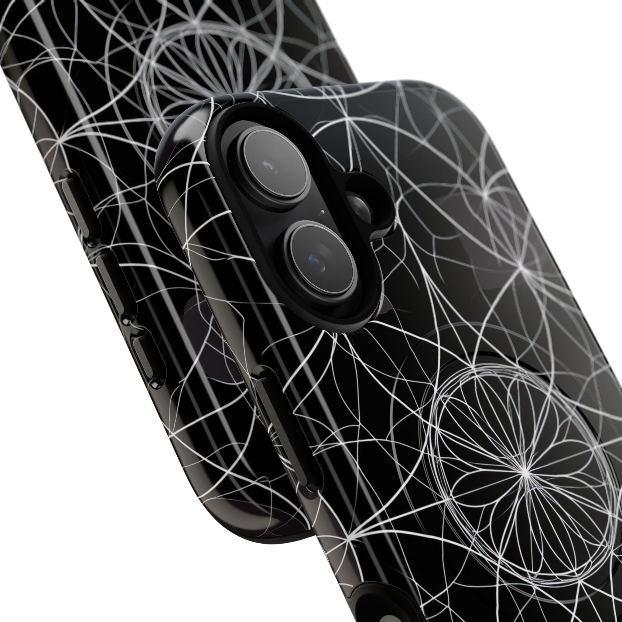 Radiant Petal Orbit iPhone 17 Case - Tough+