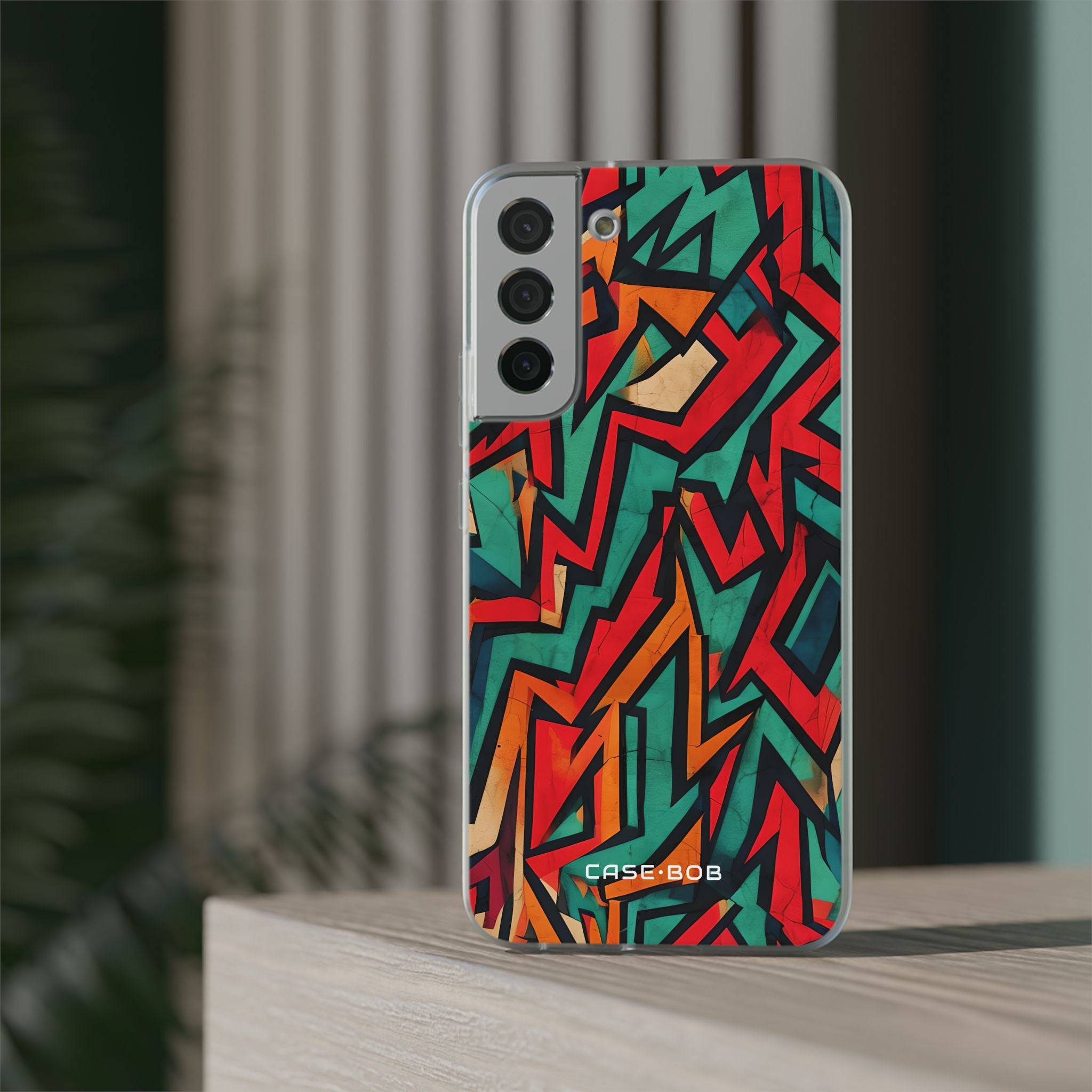 Crimson Zigzag Samsung S22 Plus Case - Soft