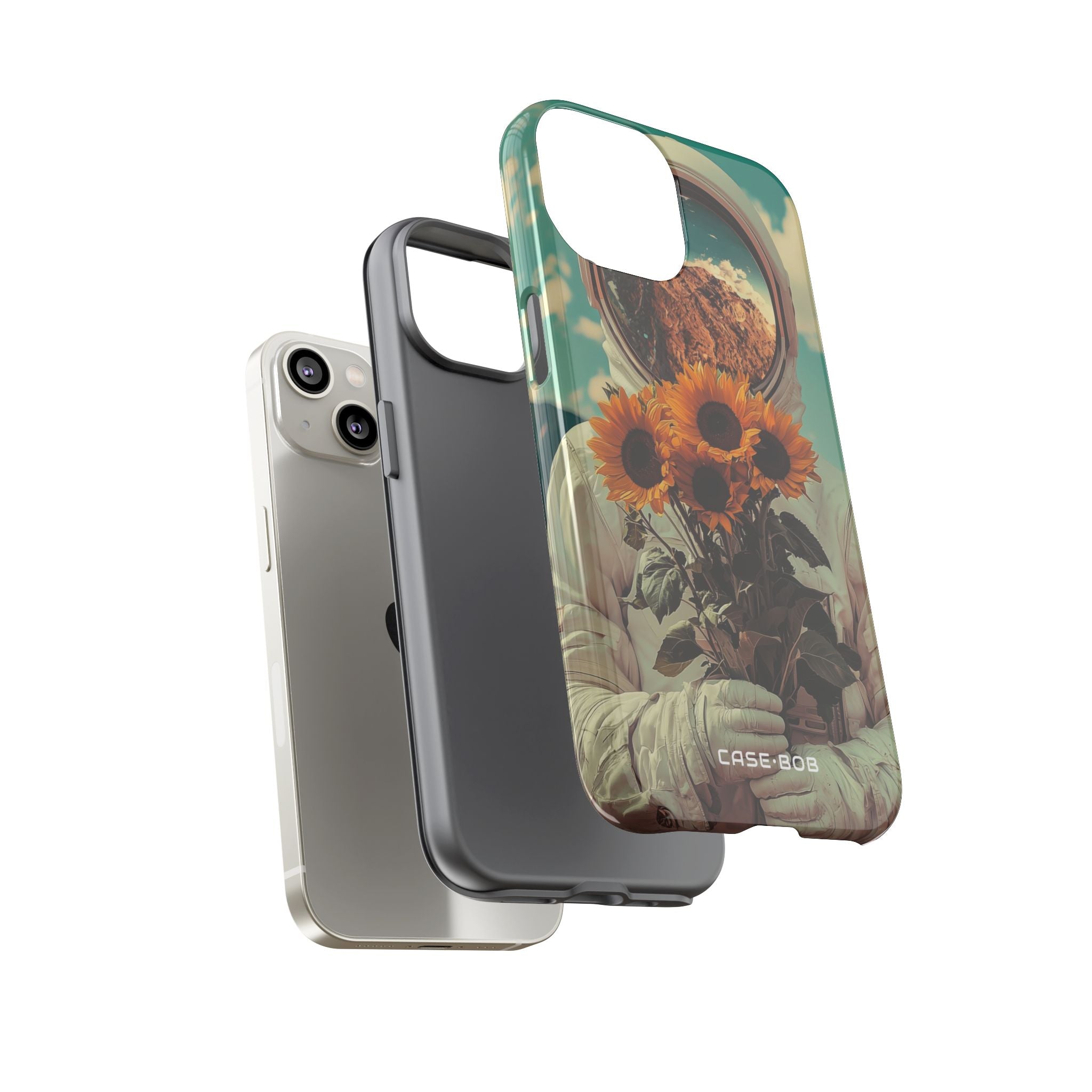 Sunflower Astronaut iPhone 14 Case - Tough