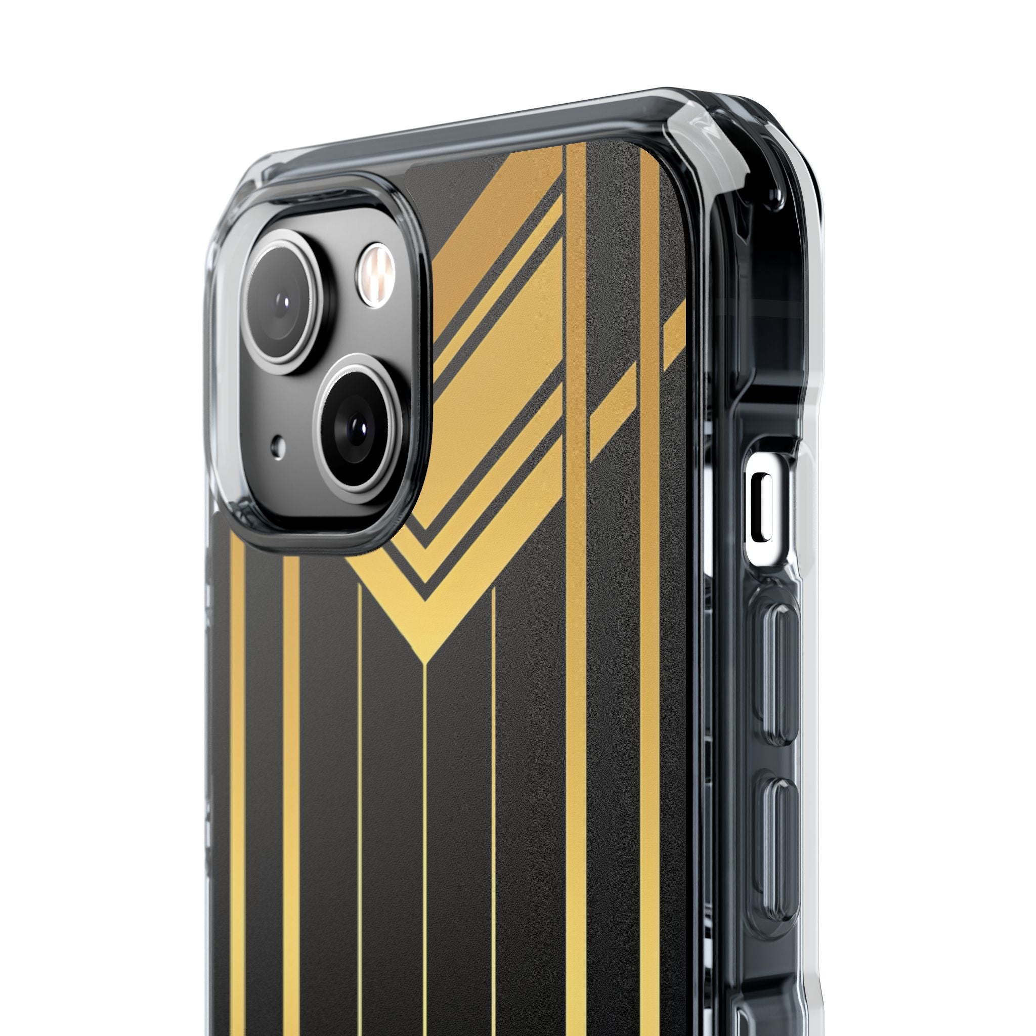 Gouden Geometrische Symfonie iPhone 14 - Impact Clear+
