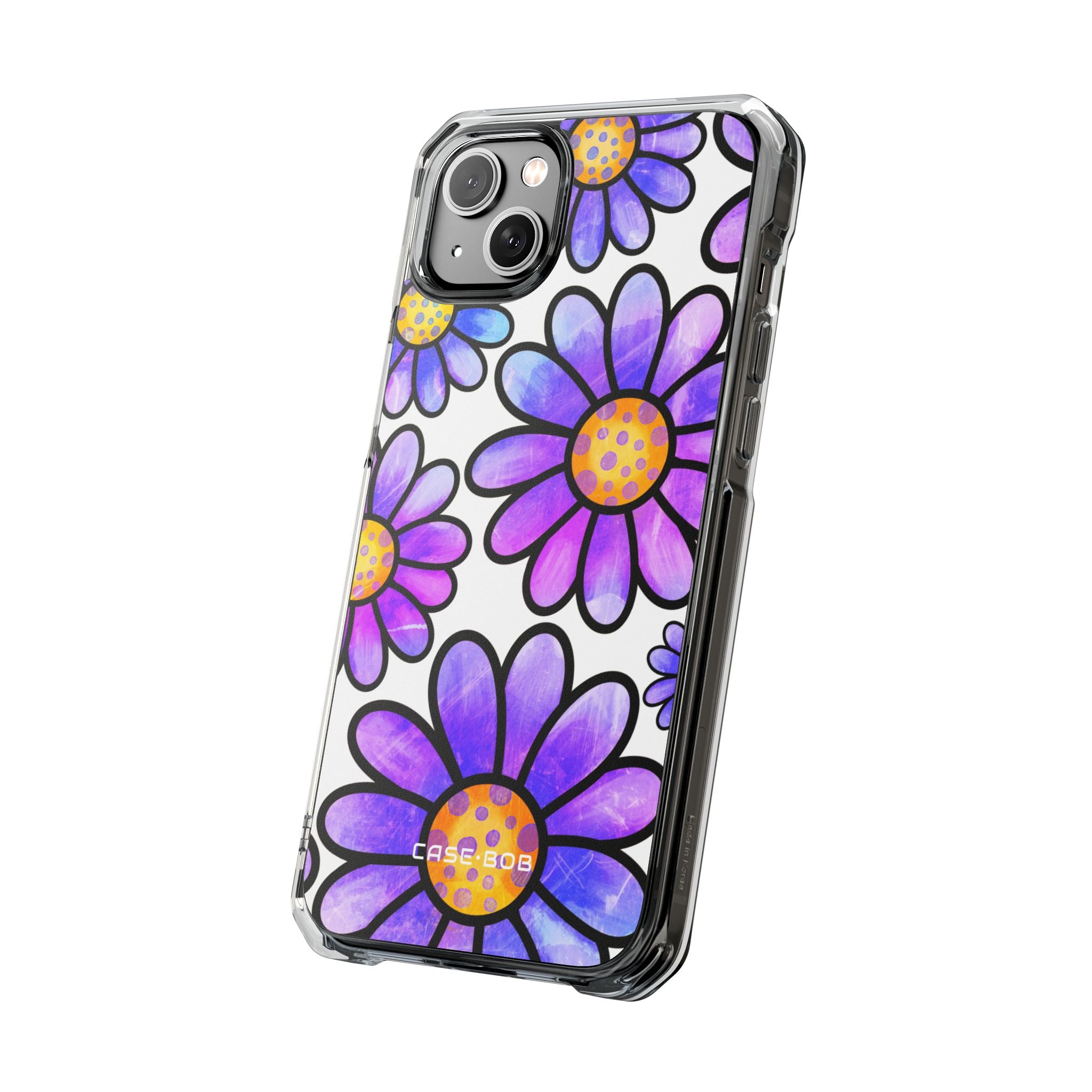 Polka Dot Blooms iPhone 14 Plus Case - Impact