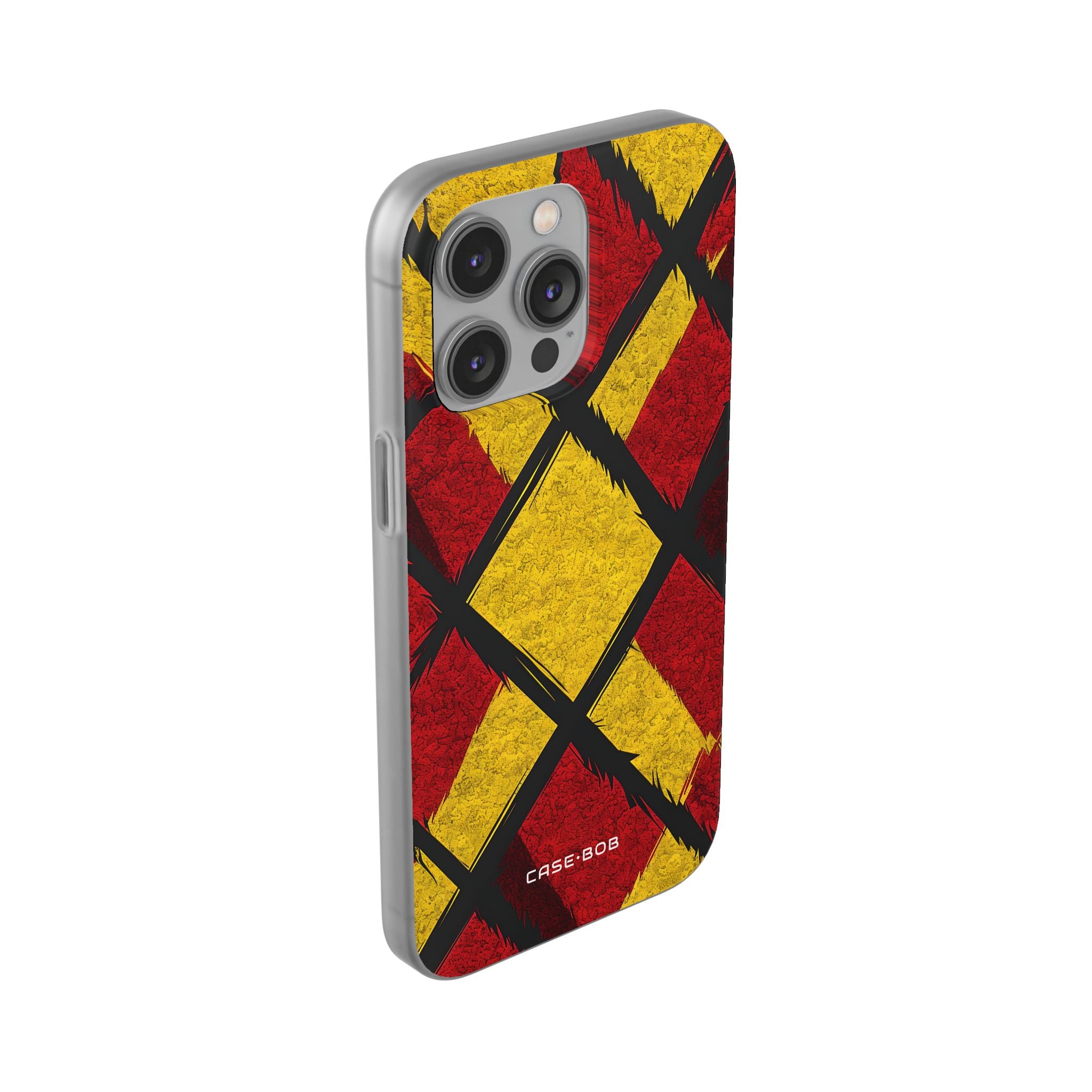 Cracked Diamond Grid iPhone 14 Pro Max - Soft Case