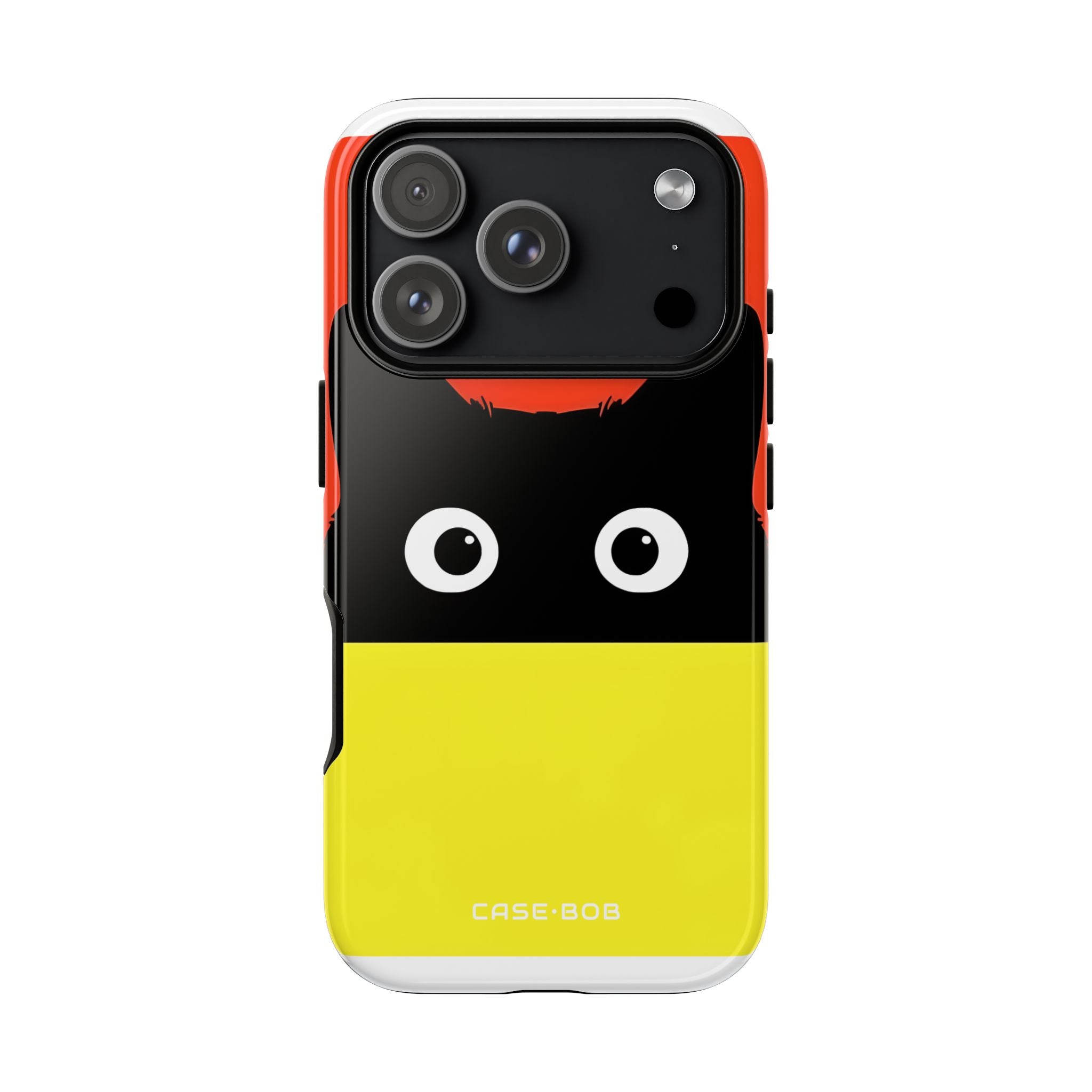 Peekaboo Cat Crimson iPhone 17 Pro Case - Tough