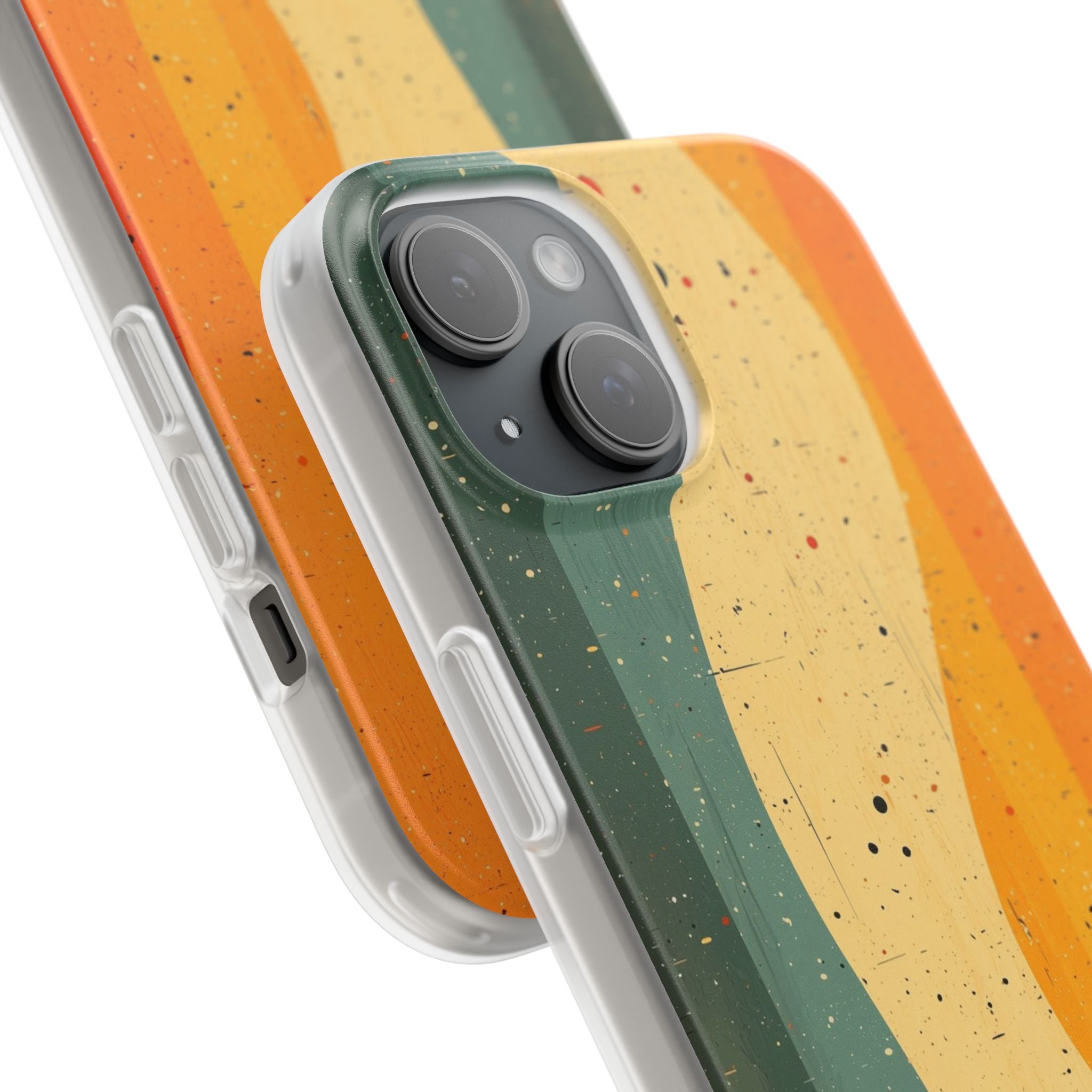 Wavy Forest Veil iPhone 15 Case - Soft