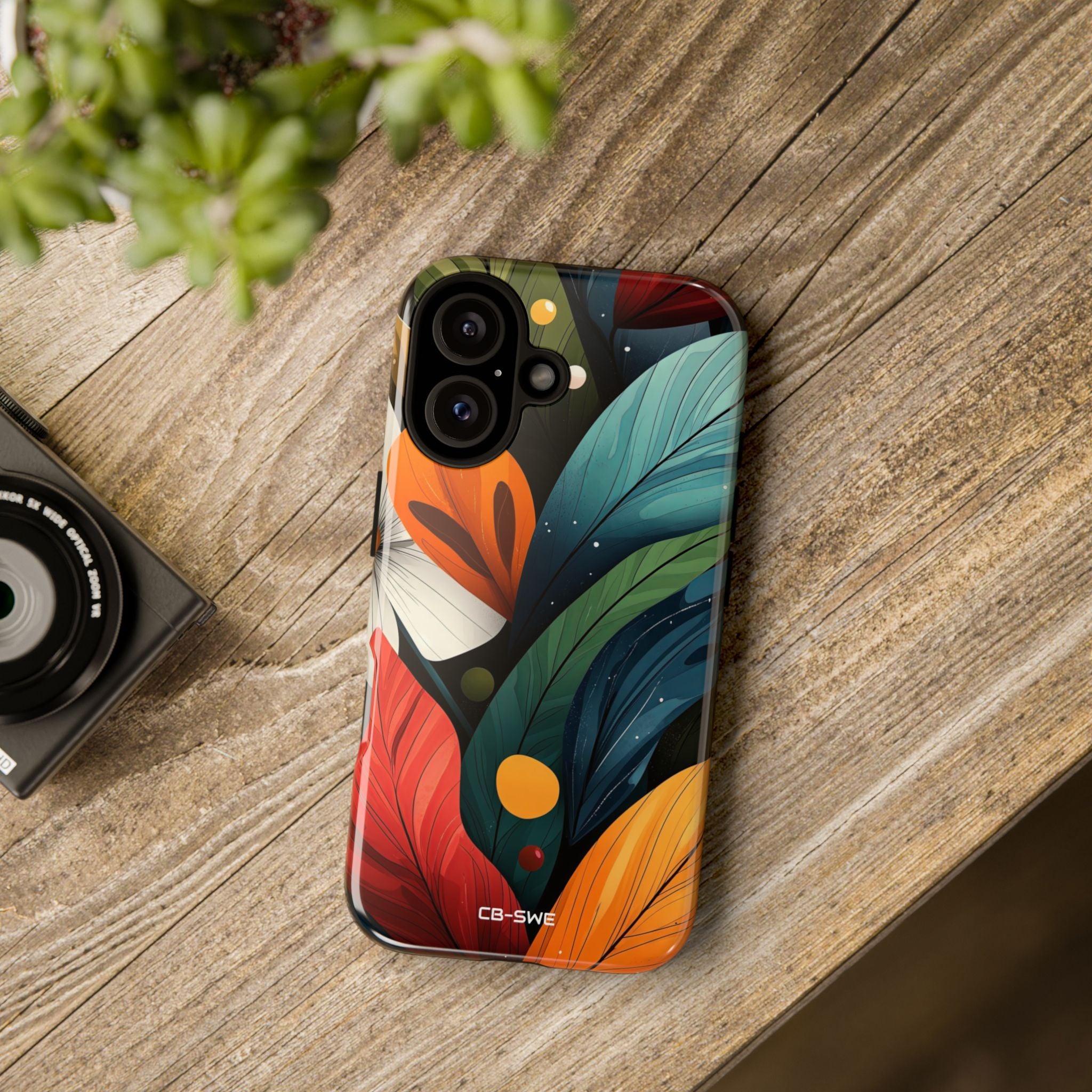 Vibrant Floral Symphony - iPhone Case