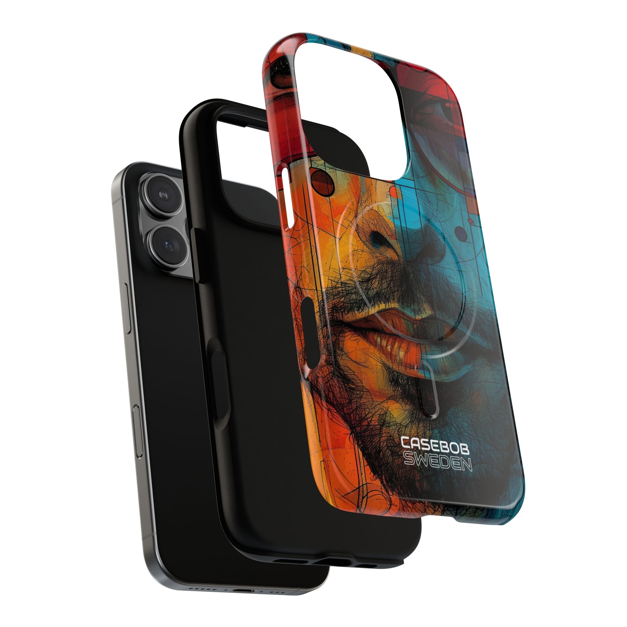 Cubist Glasses Face iPhone 16 - Tough+