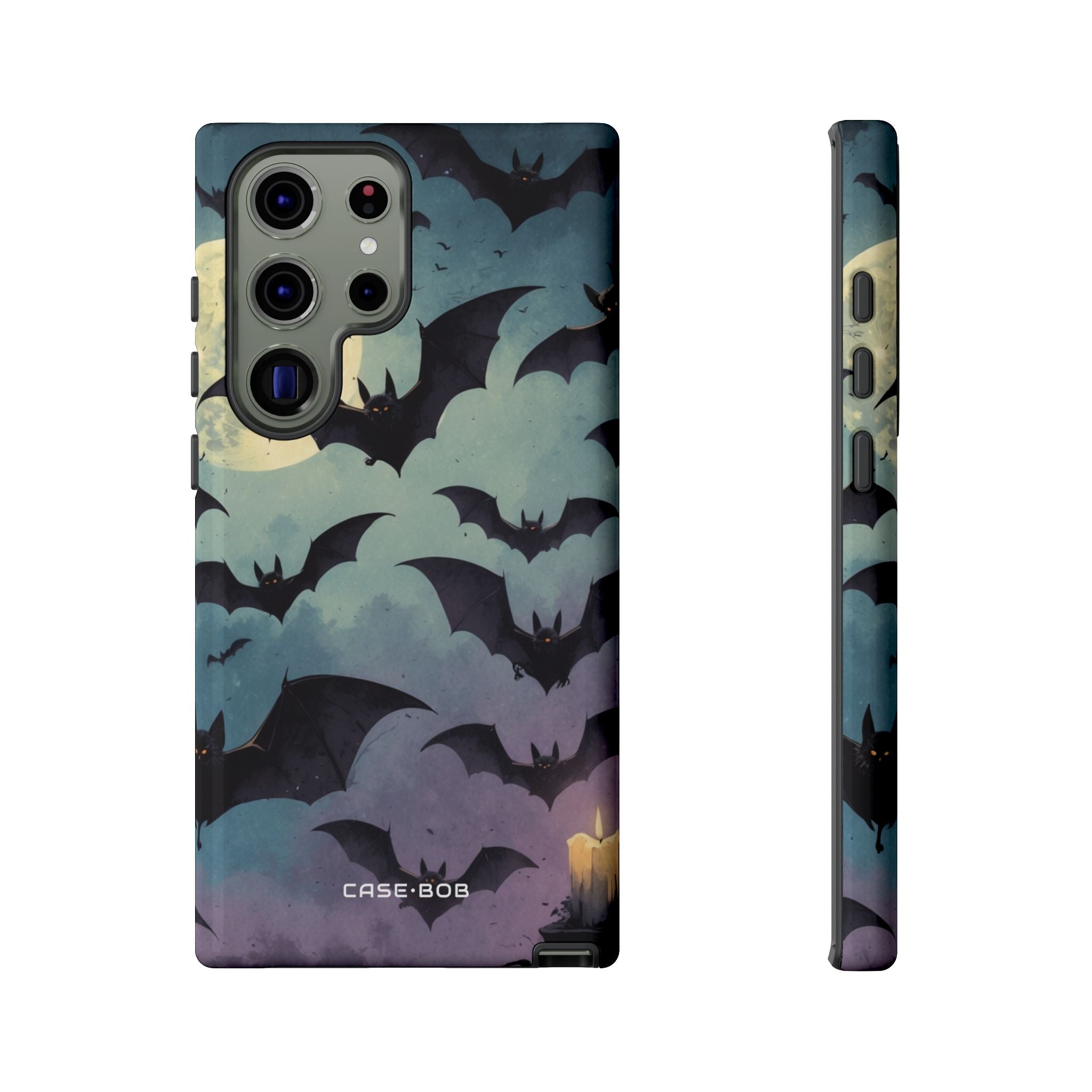 Glowing Bat Swarm Samsung S23 Ultra Case - Tough