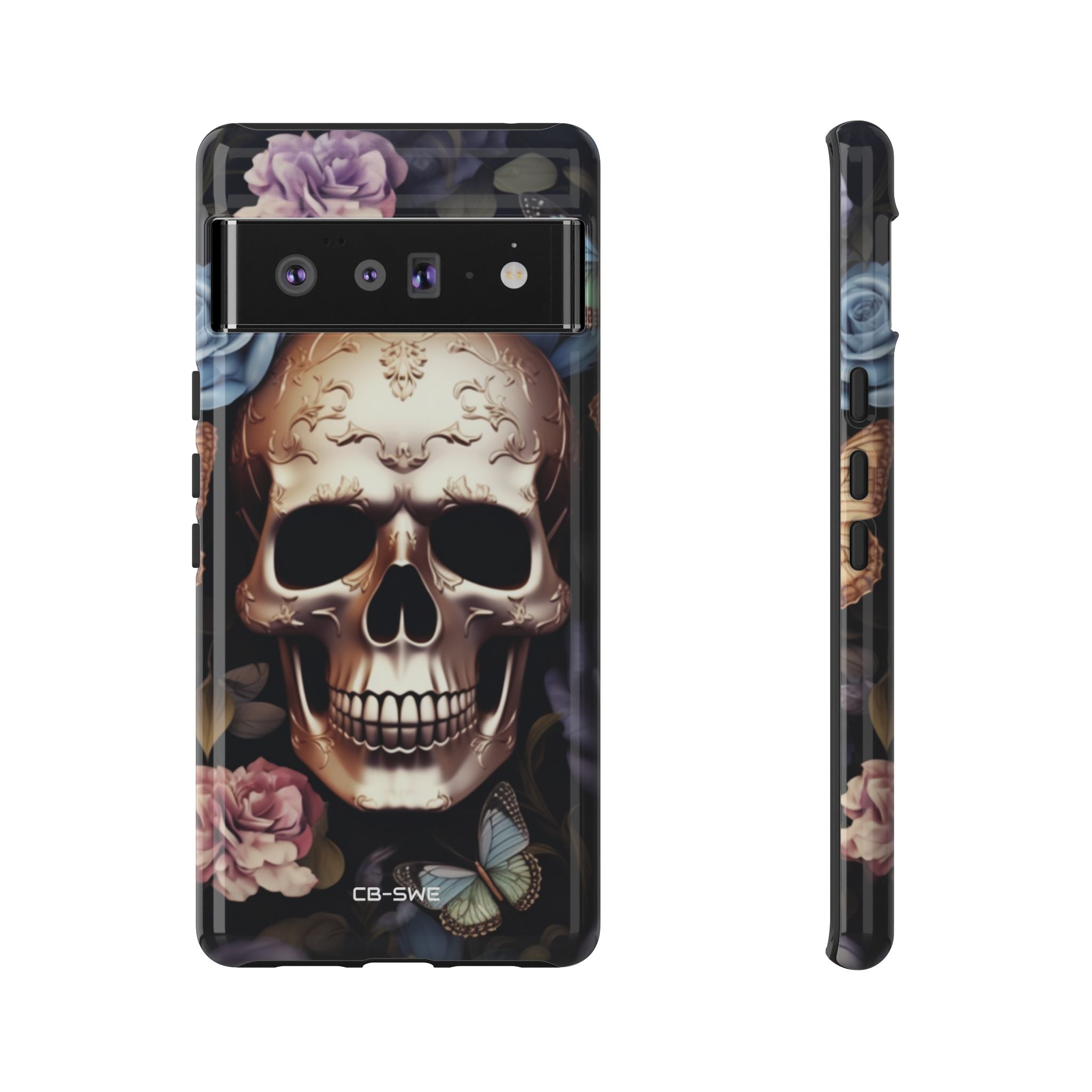 Skull Among Blossoms - Google Pixel Case