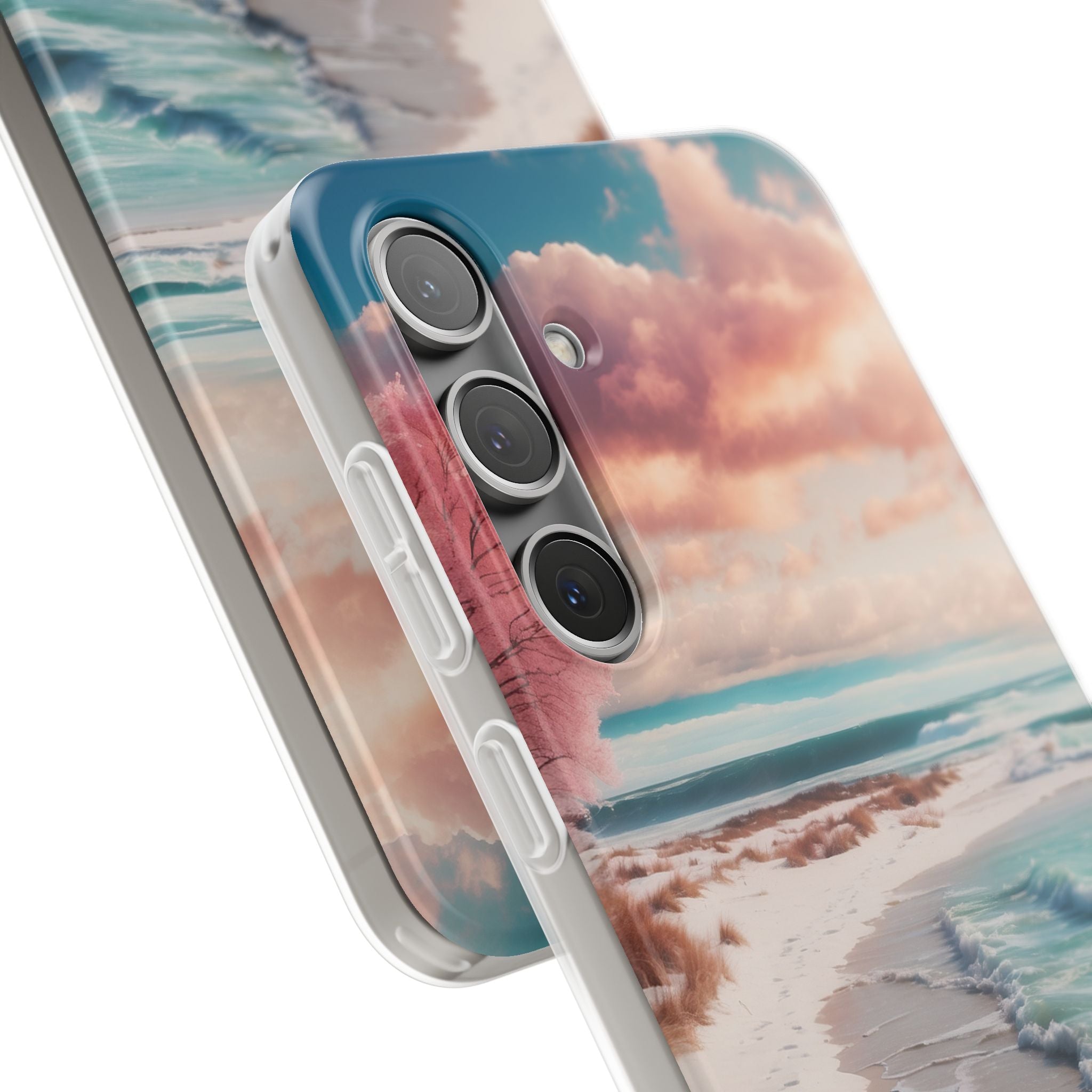 Pink Tree Breeze Samsung S24 Plus Case - Soft