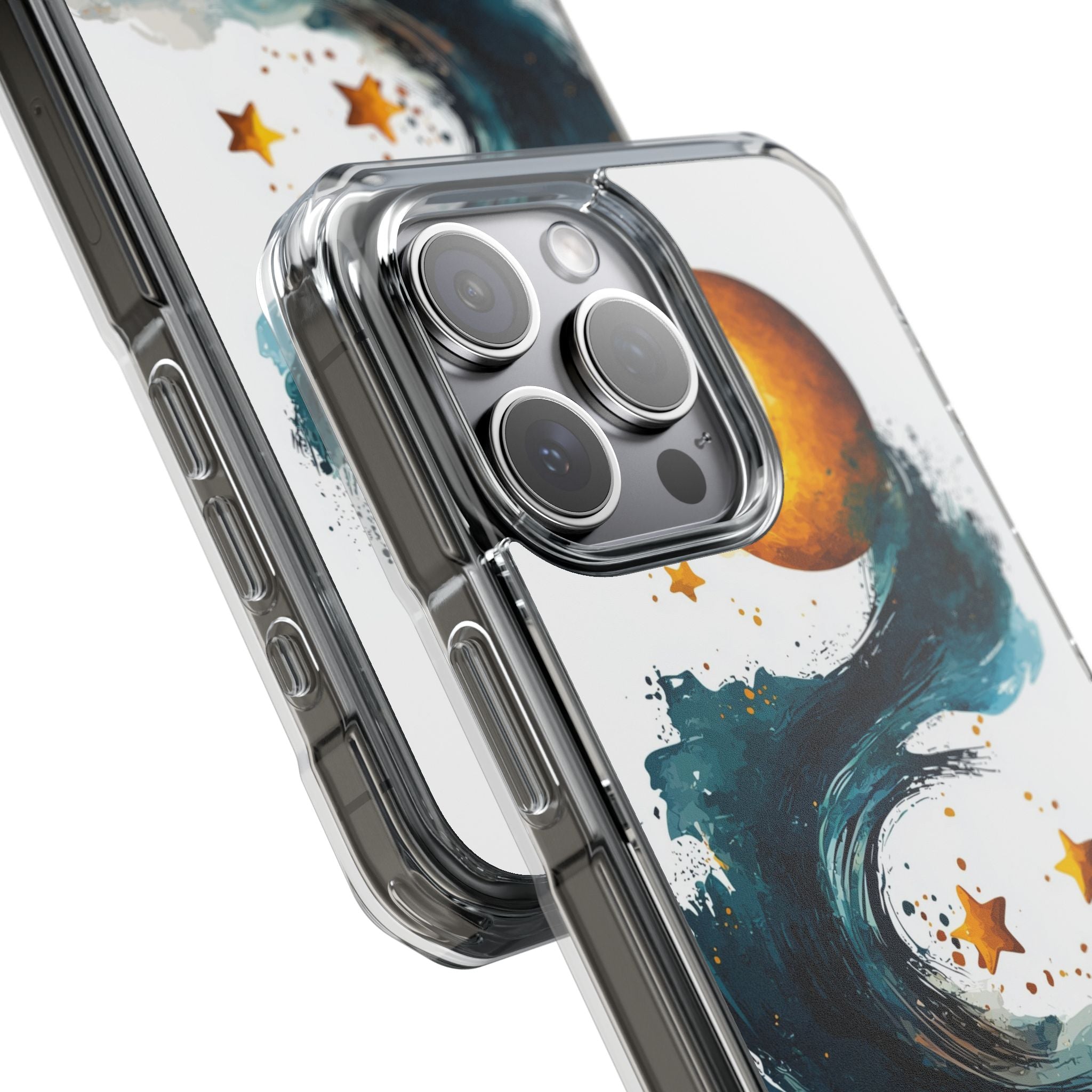 Celestial Waves Dance iPhone Case - Impact