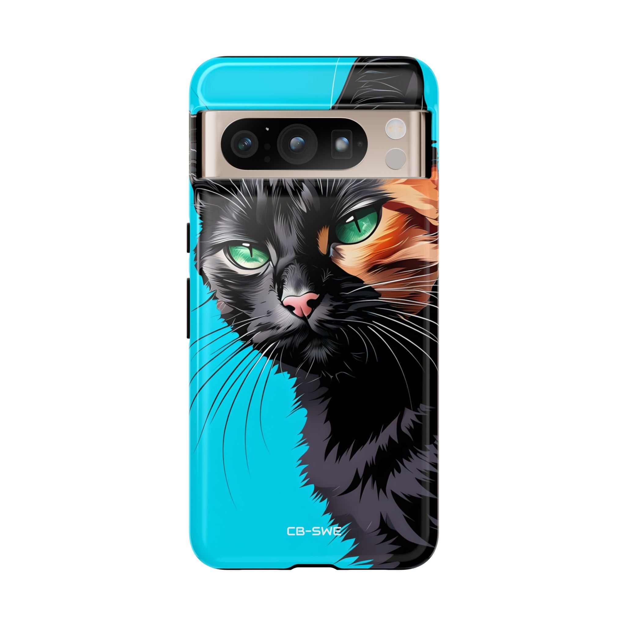 Curious Cat Stare - Google Pixel Case