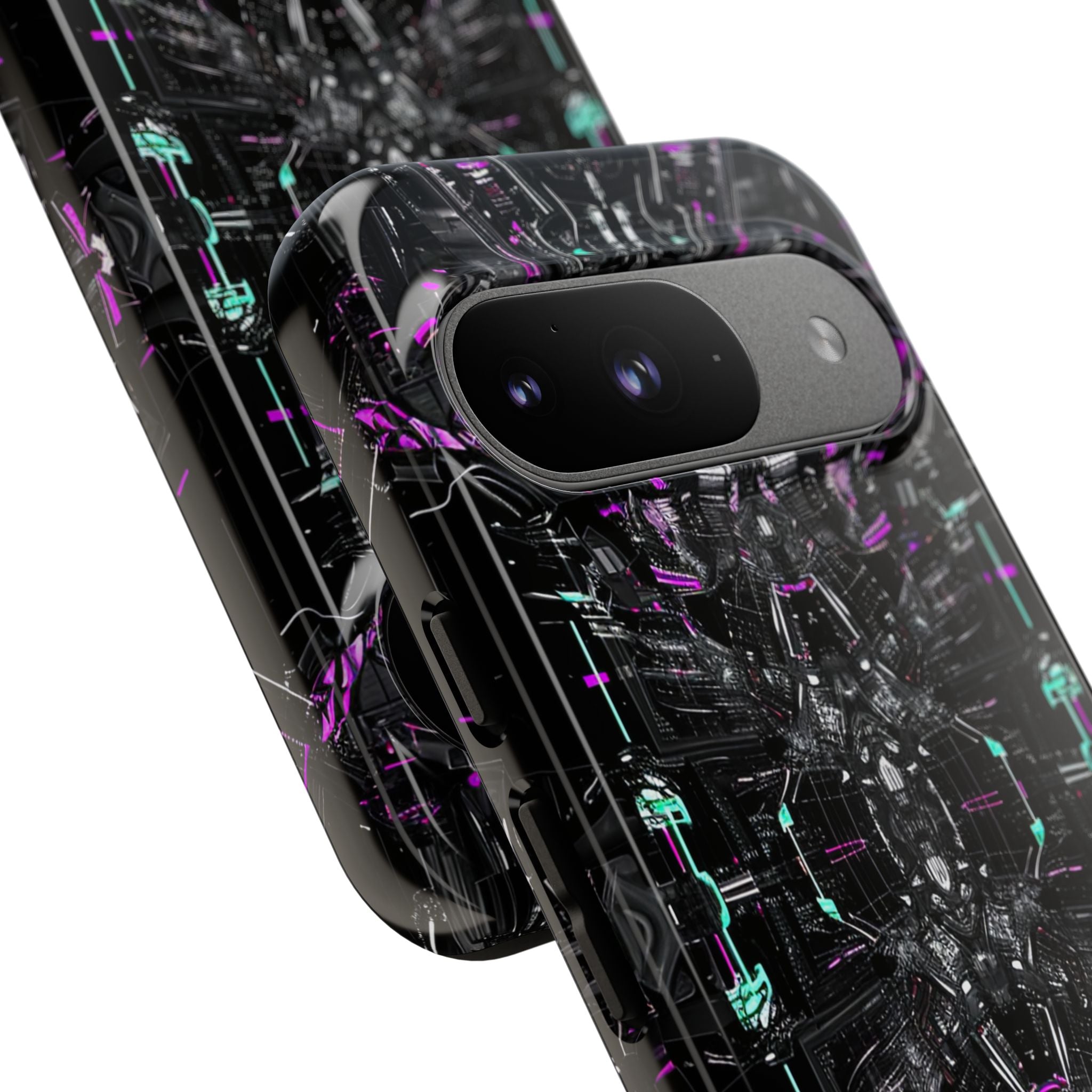 Cybernetic Neon Nexus Google Pixel 9 - Resistente