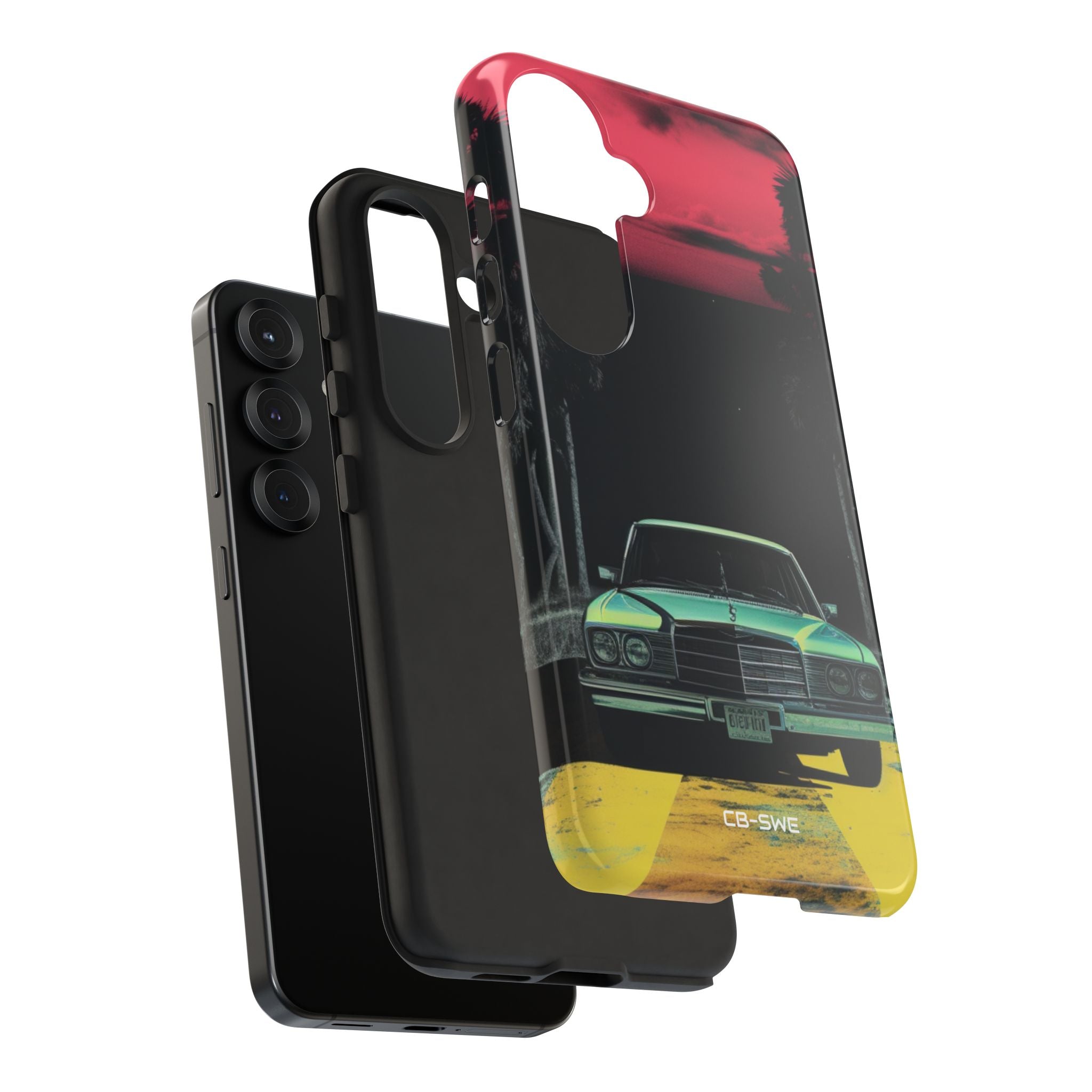 Retro Futuristic Nightscape - Samsung Case