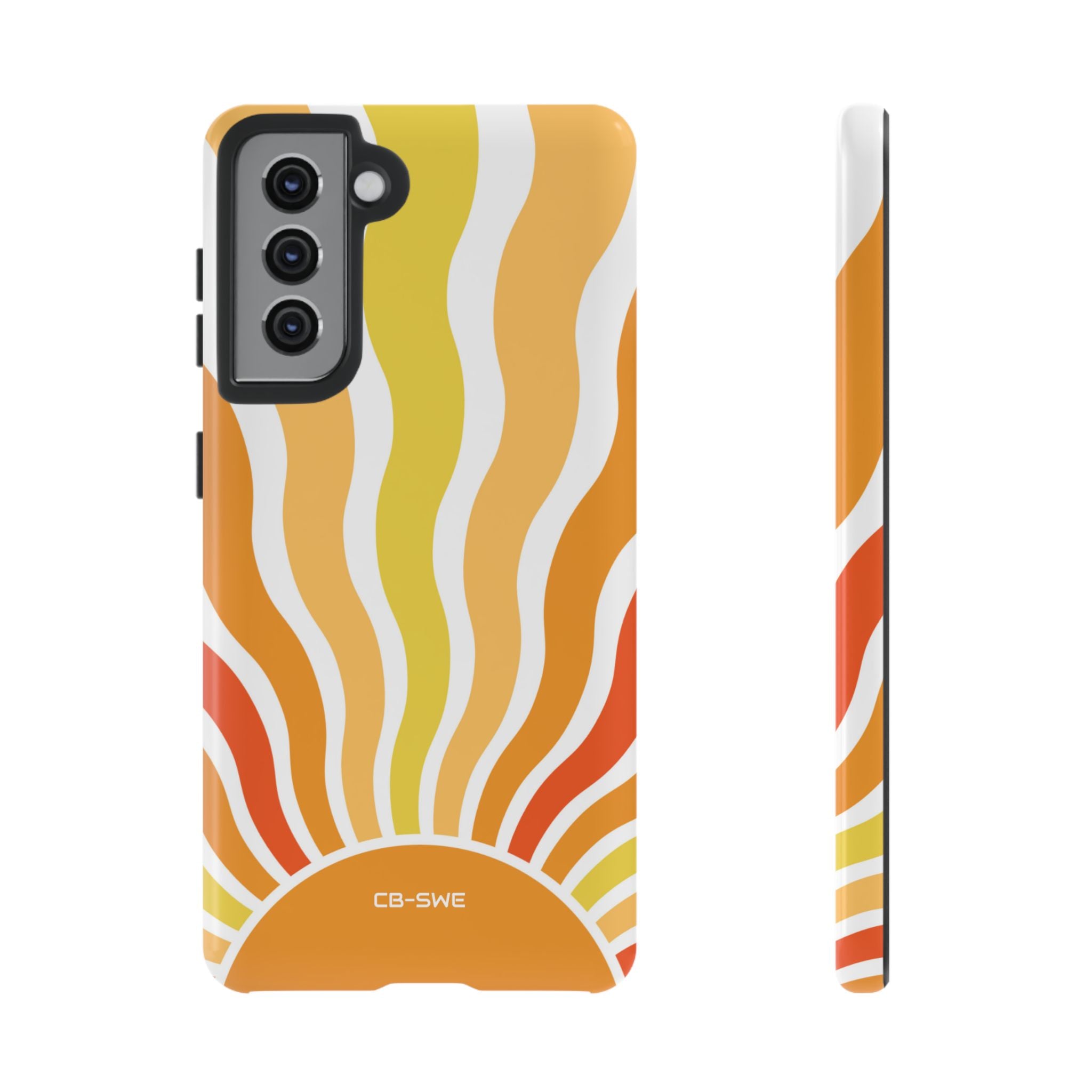 Retro Sunshine Waves - Samsung Case